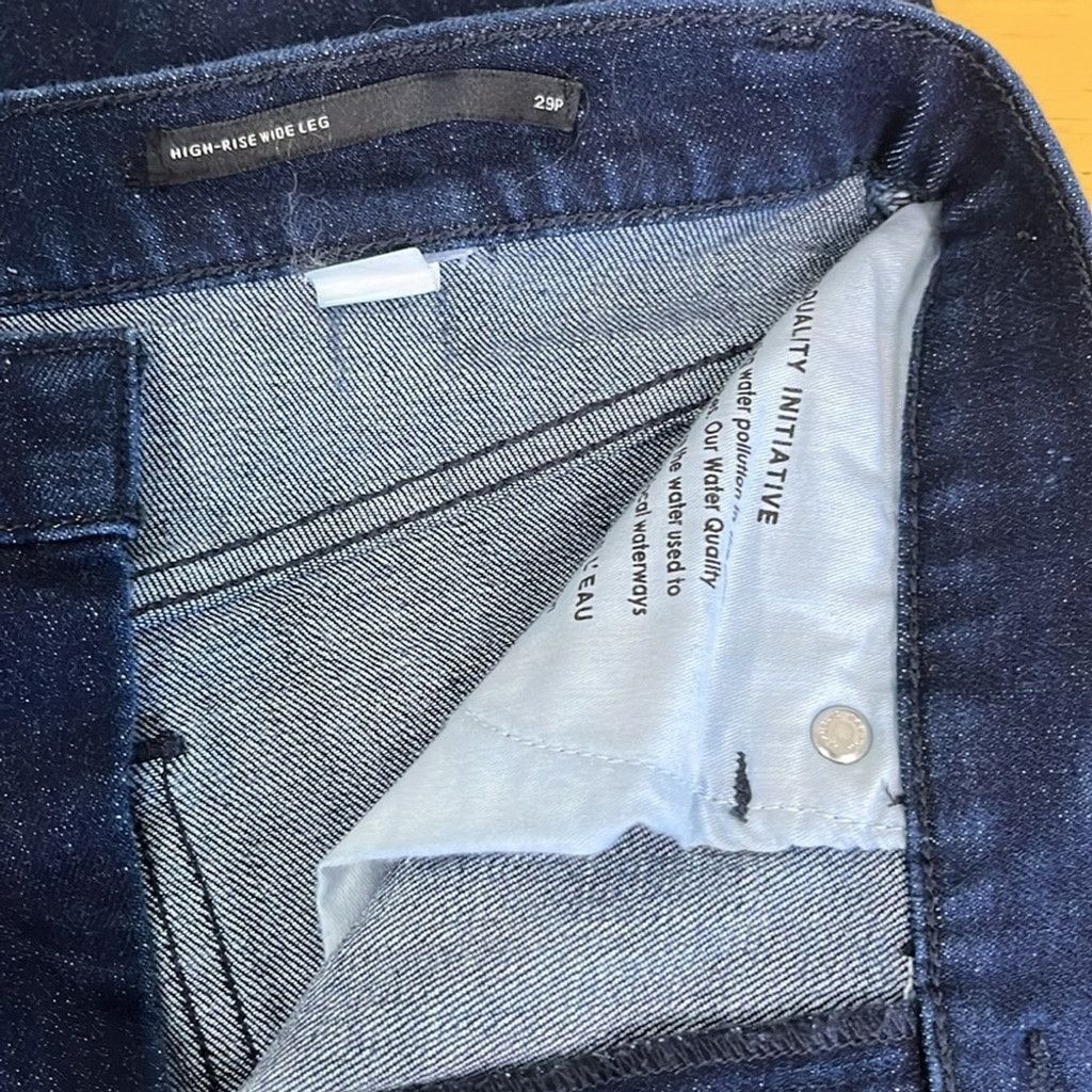 Banana Republic Banana Republic Midnight Blue Denim Pants Size 29" - 3 Thumbnail