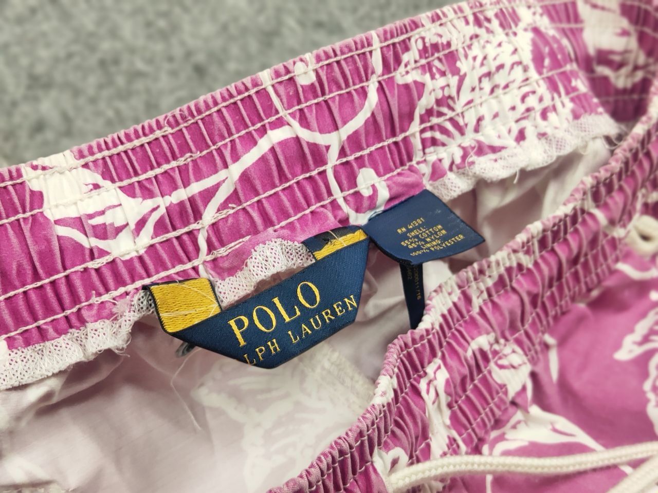 Polo Ralph Lauren Polo Ralph Lauren Pink Flowers Canvas Nylon Shorts Vintage Size US 32 / EU 48 - 12 Thumbnail