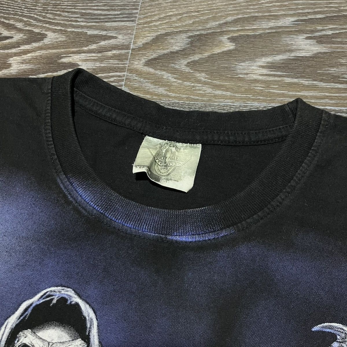 Vintage 90s ROCK EAGLE Death With Sword All Over Print Heavy T-shirt Size US XL / EU 56 / 4 - 4 Thumbnail