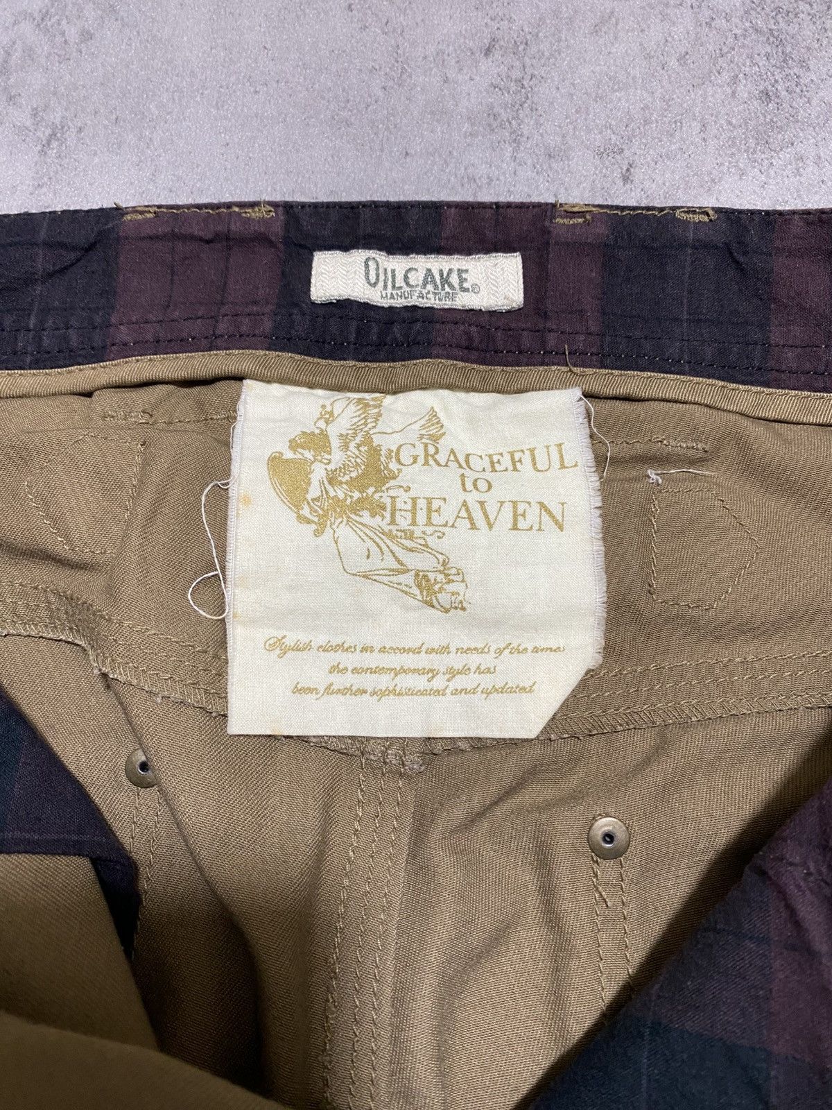Other OIL CAKE MANUFACTURE BACK CINCH WORKWEAR PANTS Size US 34 / EU 50 - 8 Thumbnail