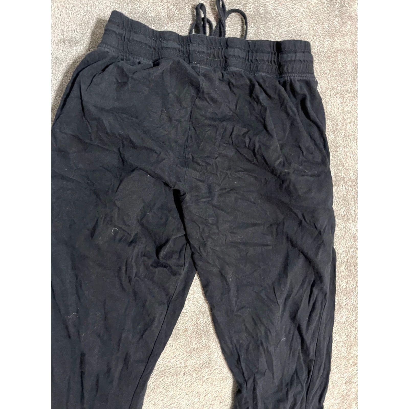 Champion Champion Sweatpants Mens Medium Black Tapered Athletic Pants Gym Workout Regular Fit Adult Pants Men Black Sweatpants 28in Inseam Regular Size US 31 - 5 Thumbnail