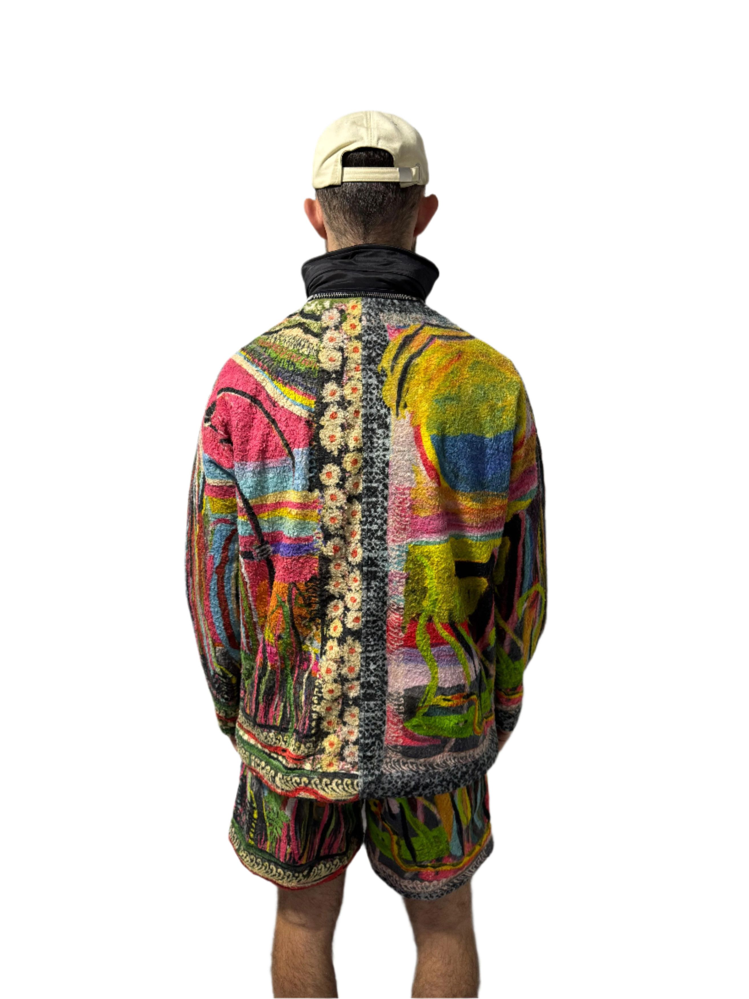 Givenchy x Josh Smith 1 of 1 Reaper Fleece Zip Jacket Size US M / EU 48-50 / 2 - 8 Thumbnail