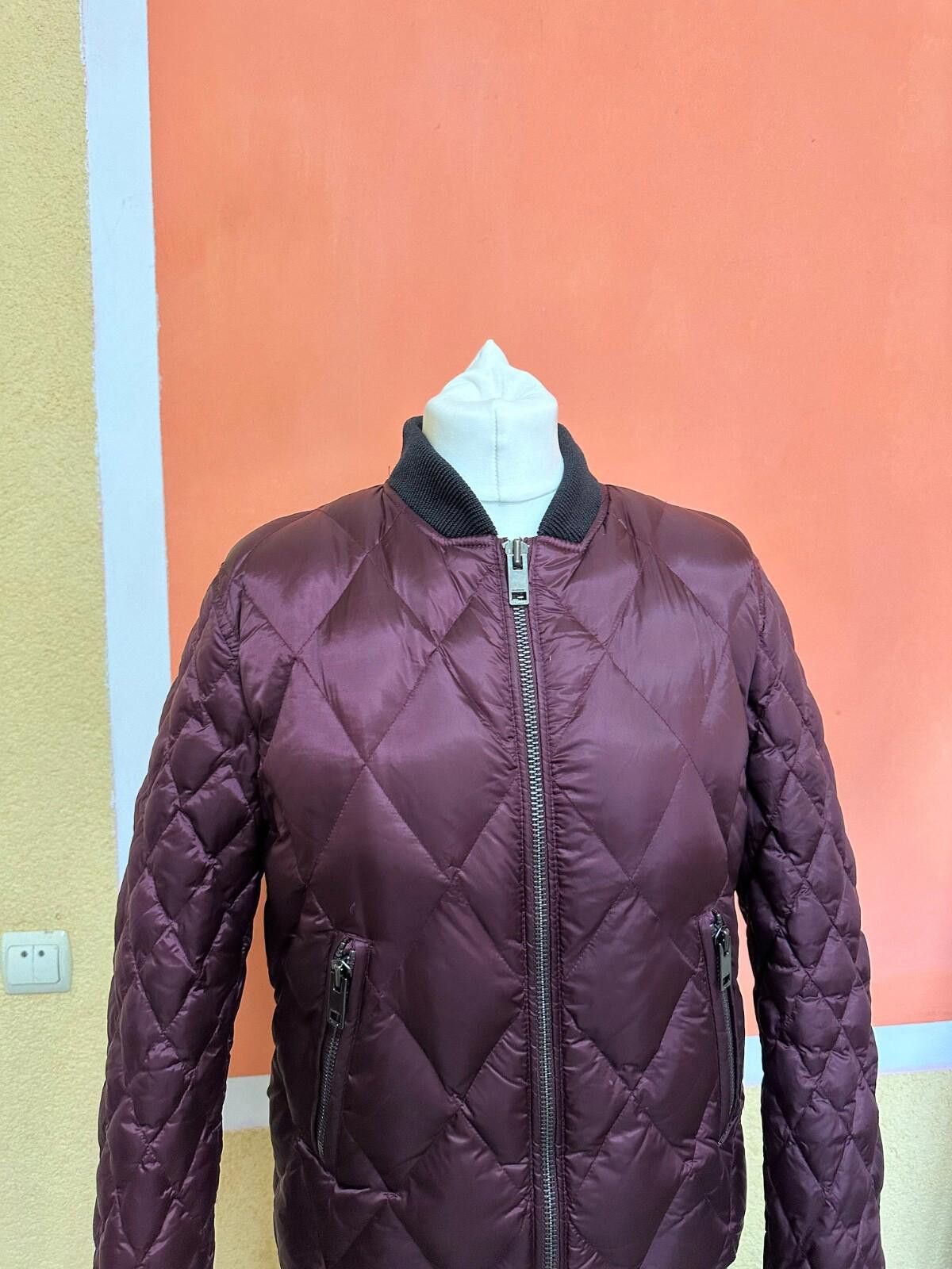 Diesel Diesel W-Trina Women's Quilted Down Jacket Burgundy Sz M Size M / US 6-8 / IT 42-44 - 4 Thumbnail