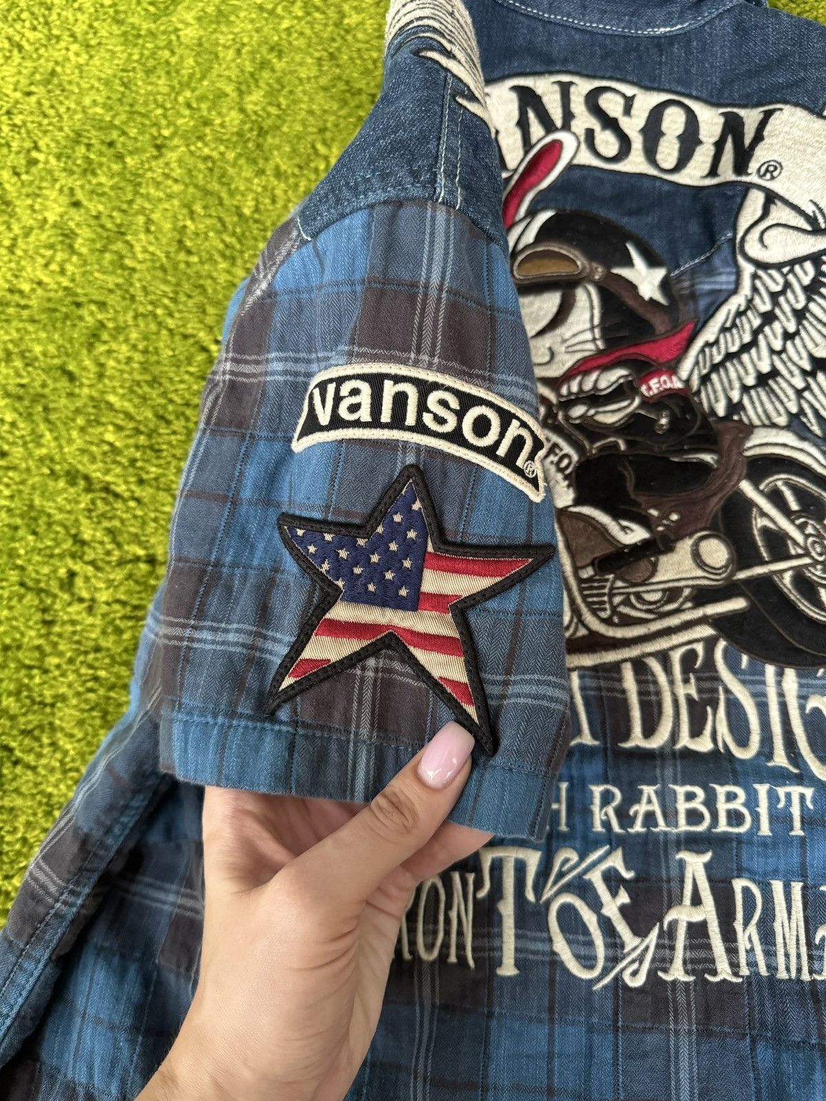 Designer × Vanson Leathers Vanson Leathers knit logo biker shirt Size US S / EU 44-46 / 1 - 9 Thumbnail