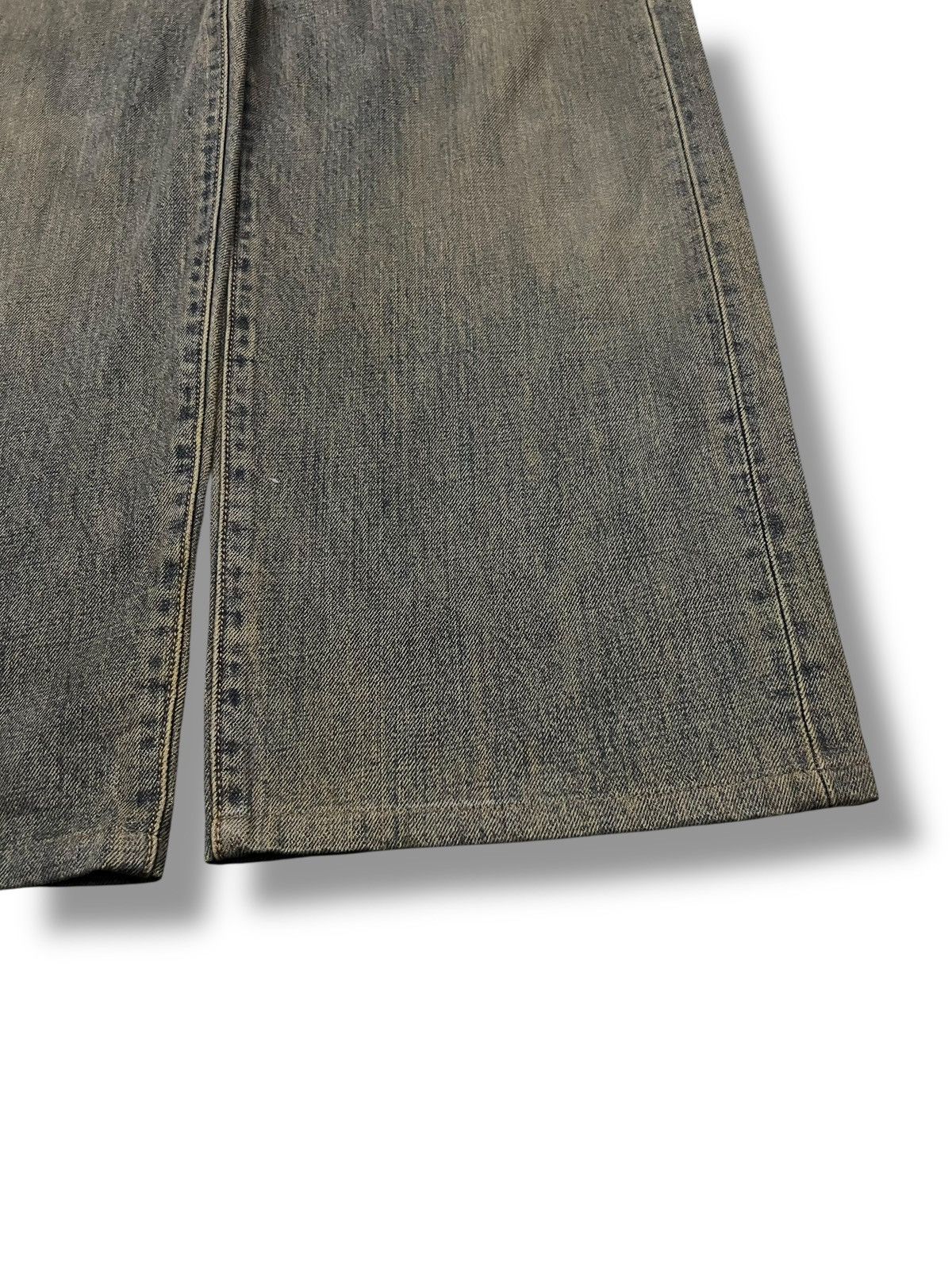 Japanese Brand Baggy Vintage Gold Rush - Faded Mud Wash Jeans Size US 32 / EU 48 - 7 Thumbnail