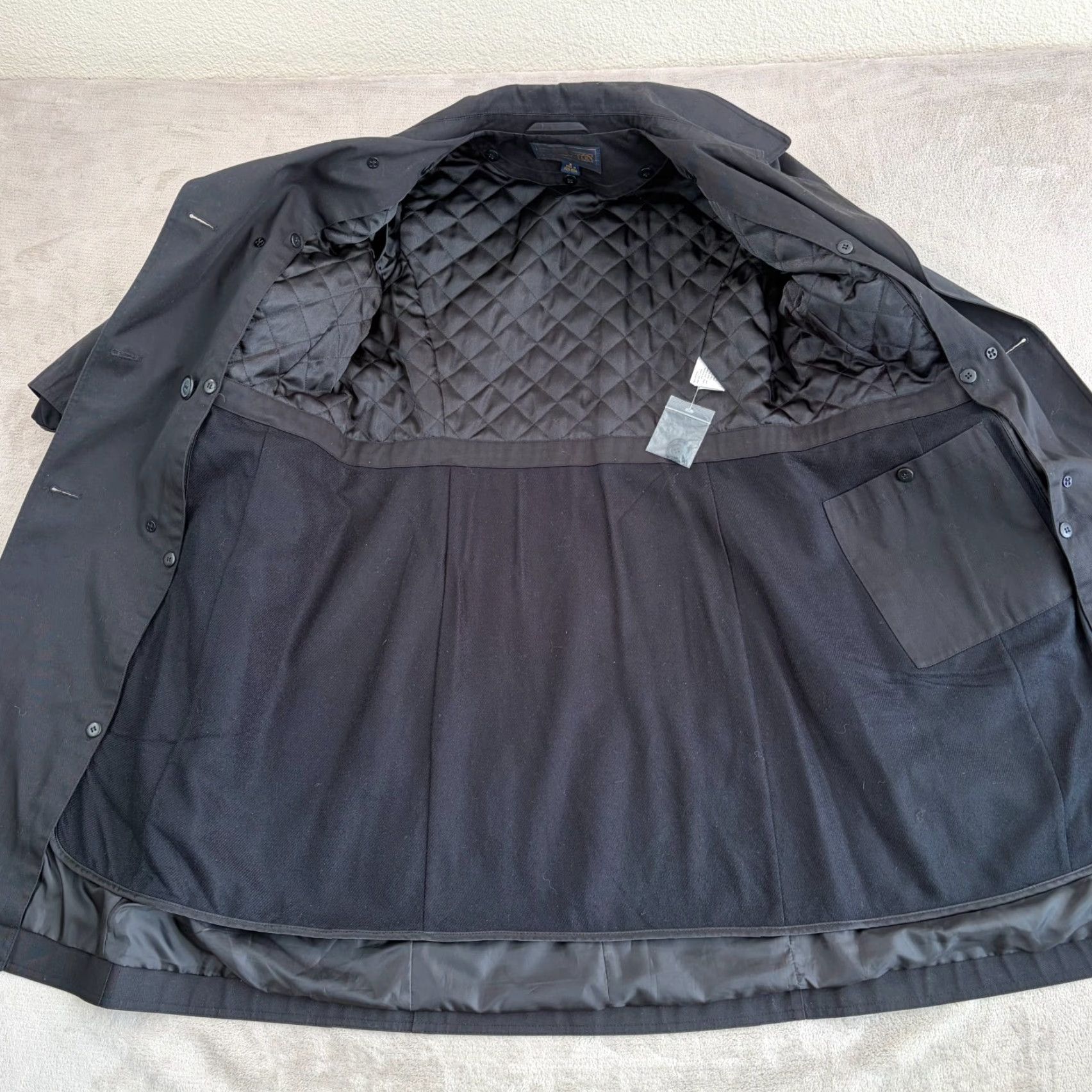 Pendleton VINTAGE Pendleton Double Breasted Long Trench Coat Black Women 8 Removal Liner Size M / US 6-8 / IT 42-44 - 5 Thumbnail