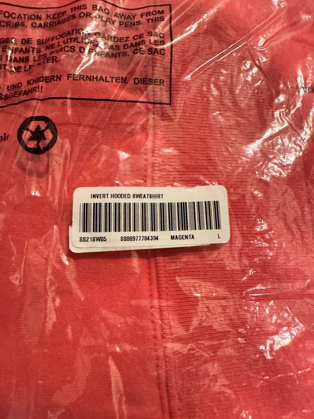 Supreme Supreme Invert Hooded Sweatshirt Size US L / EU 52-54 / 3 - 5 Thumbnail