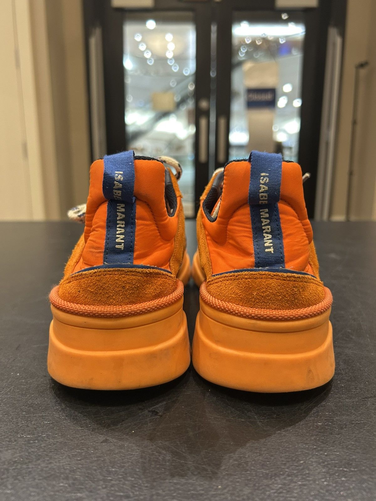 Isabel Marant Isabel Marant Kindsay Sneaker - Orange Blue Size US 8 / EU 41 - 5 Thumbnail