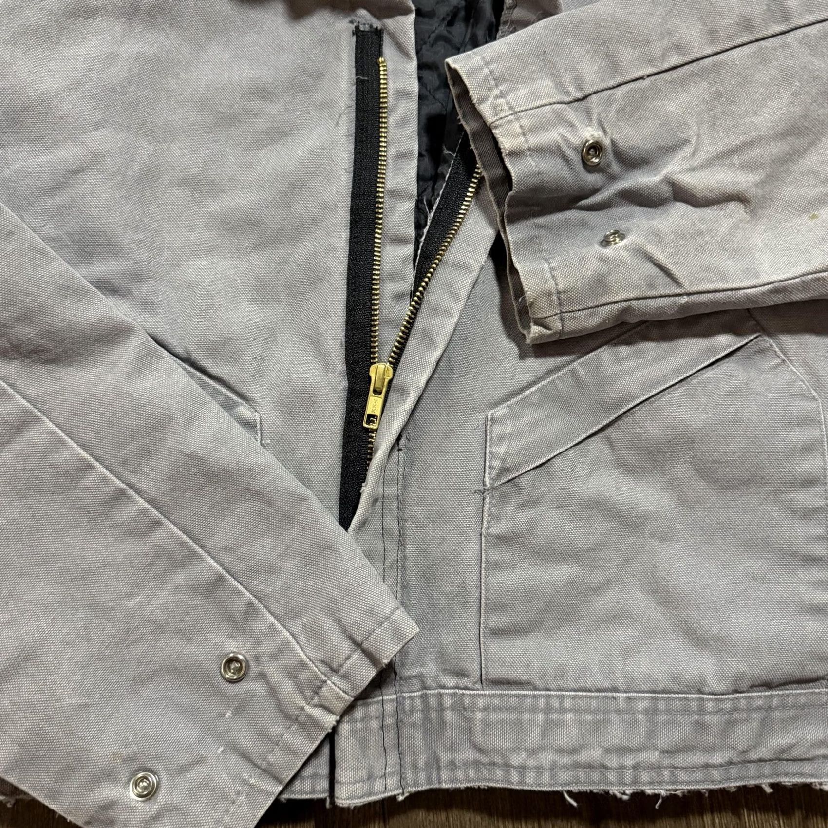Walls VINTAGE Walls Jacket Detroit Style XL Grey Cropped Workwear Distressed Size US XL / EU 56 / 4 - 3 Thumbnail