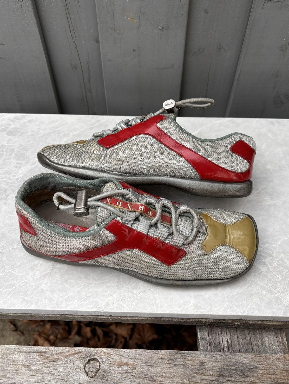 Prada × Vintage Vintage Prada Sneakers 2000s Mesh Sport