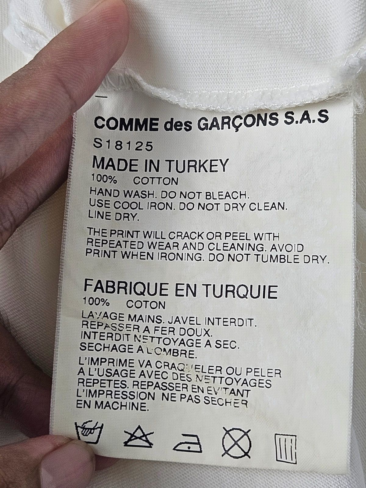 Comme des Garcons Comme des Garcons CDG Power hand sign Shirt Size US L / EU 52-54 / 3 - 5 Thumbnail