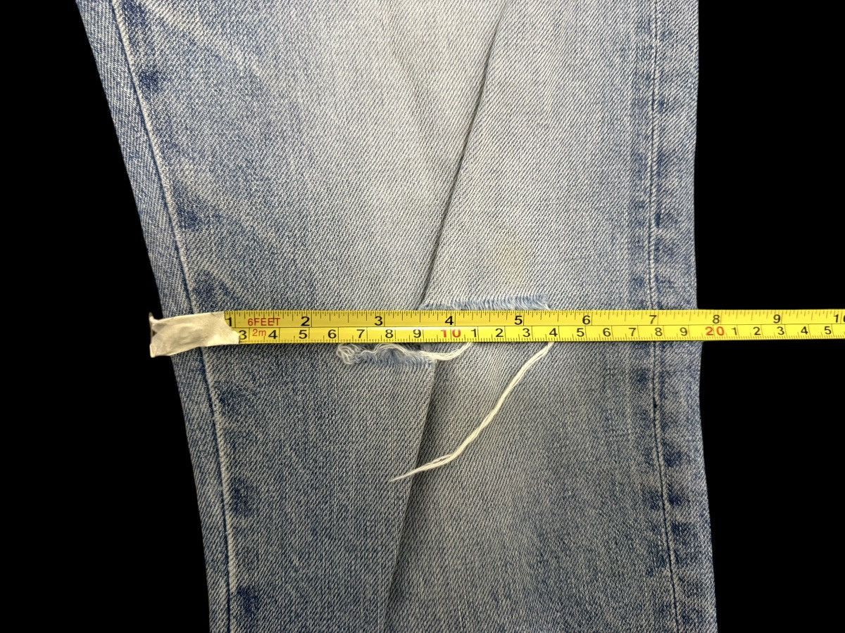 Marithe + Francois Girbaud MARITHE FRANCOIS GIRBAUD HALF SELVEDGE DISTRESSED JEANS Size US 30 / EU 46 - 18 Thumbnail