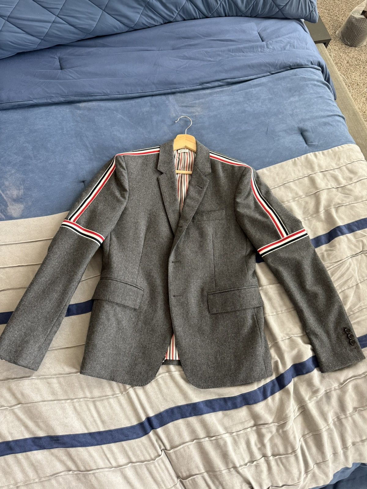 Thom Browne Thom Browne 3-Stripe Blazer Size 50S - 1 Thumbnail