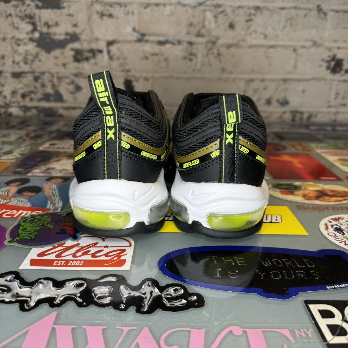 Nike × Undefeated Nike Air Max 97 Undefeated Black Sz 10 Brand New Size US 10 / EU 43 - 2 Thumbnail
