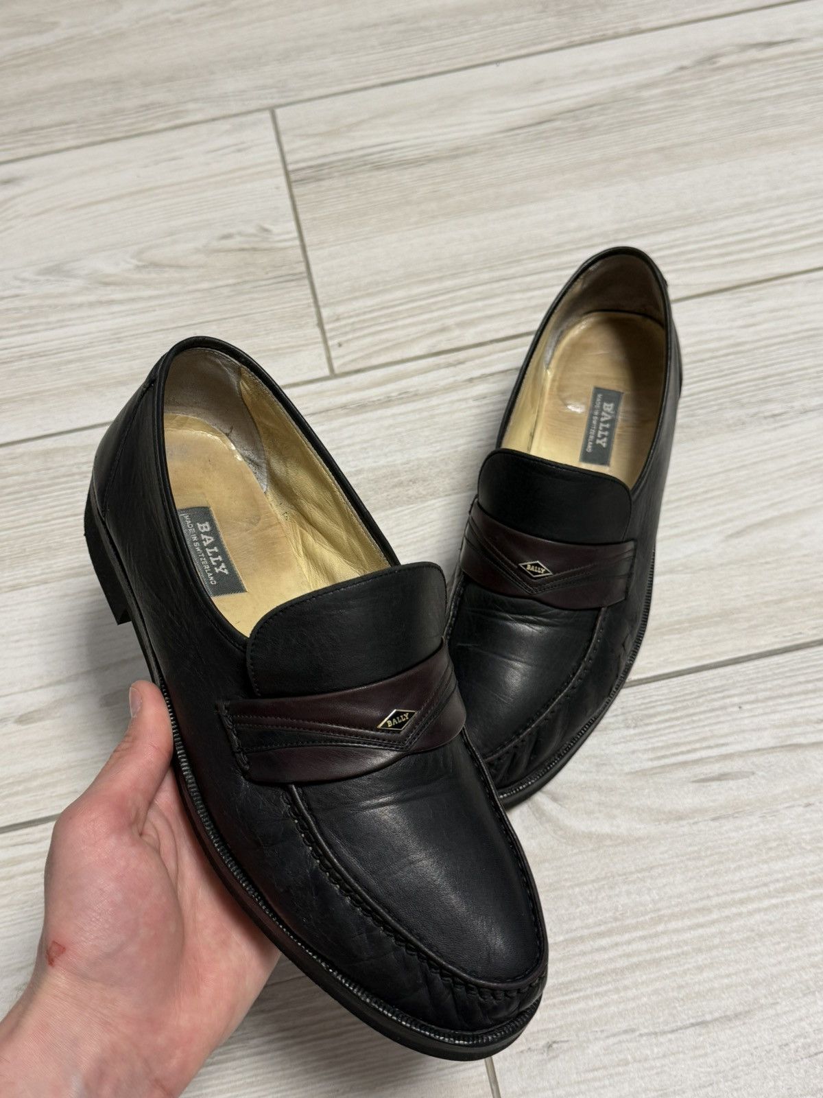 Bally Vintage Bally Leather Shoes – Classic Casual Style Size US 10 / EU 43 - 4 Thumbnail