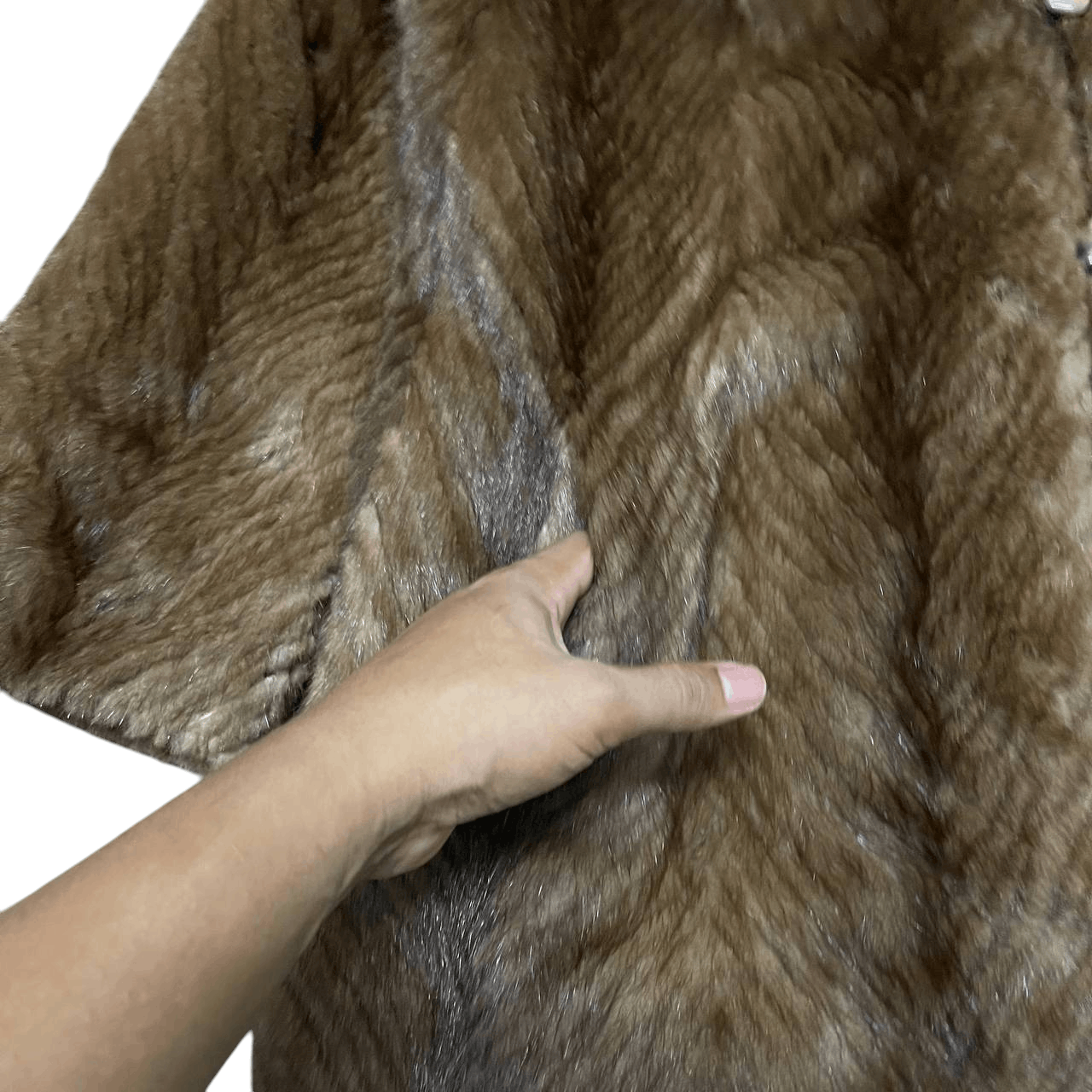 Sagafurs Vintage Chombert Paris Mink Fur Coat Size US M / EU 48-50 / 2 - 5 Thumbnail
