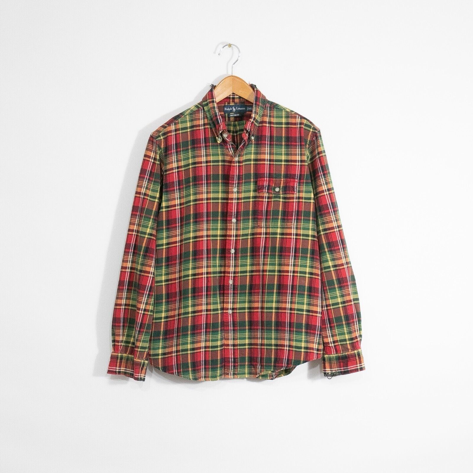 Polo Ralph Lauren Vintage Ralph Lauren Plaid Button Up Shirt XL - Long Sleeve Size US XL / EU 56 / 4 - 1 Thumbnail