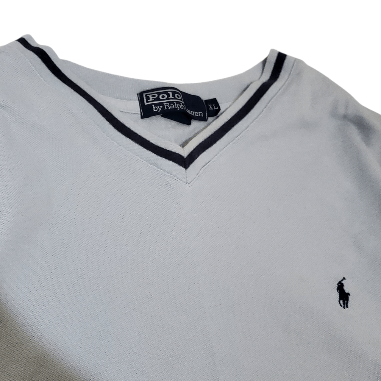 Polo Ralph Lauren Y2K Ralph Lauren V Neck Knitwear Shirt Size US XL / EU 56 / 4 - 3 Thumbnail