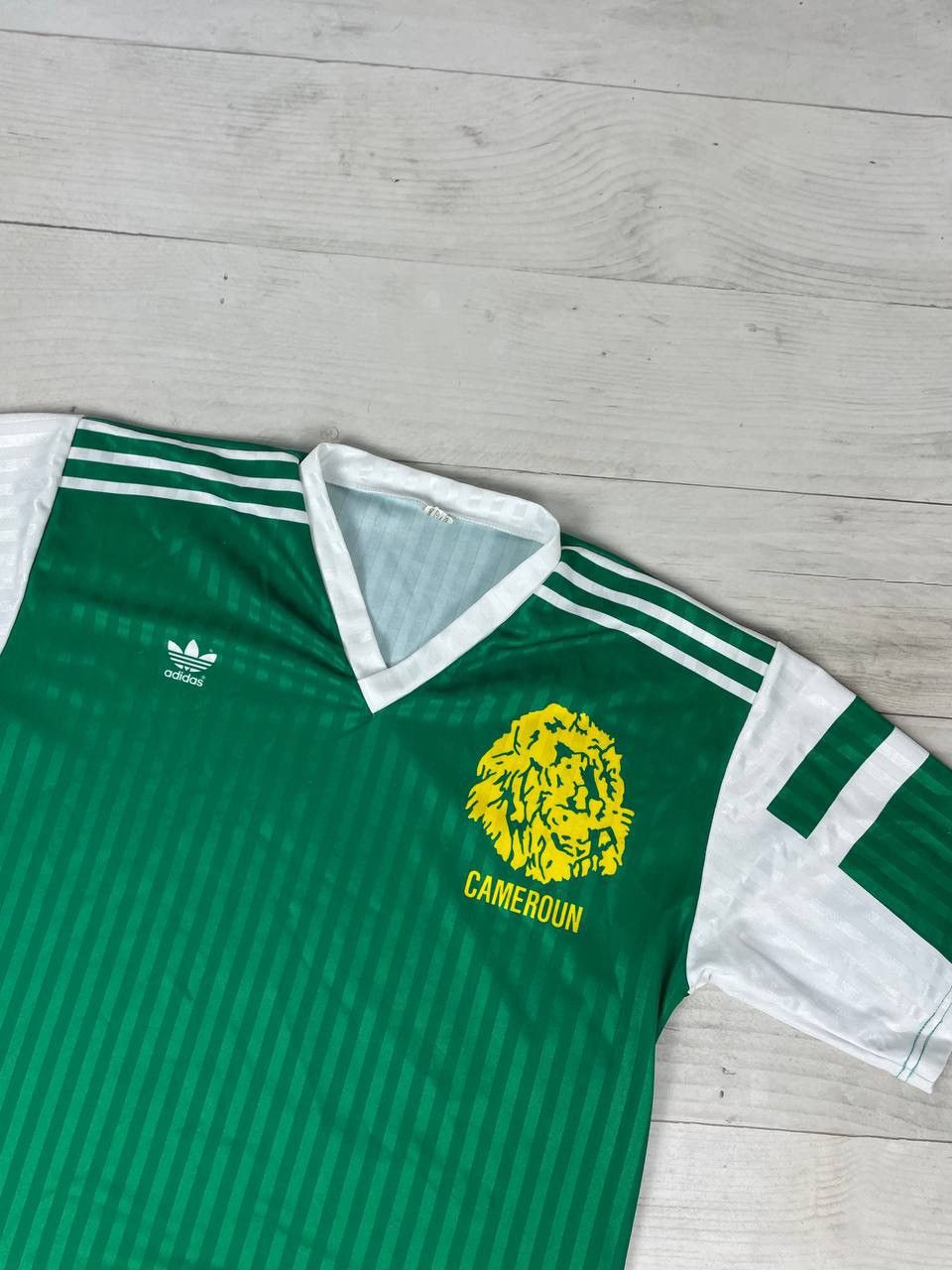 Adidas Adidas Cameroon 1990 1993 Home Shirt Player Issue Jersey Size US M / EU 48-50 / 2 - 2 Thumbnail