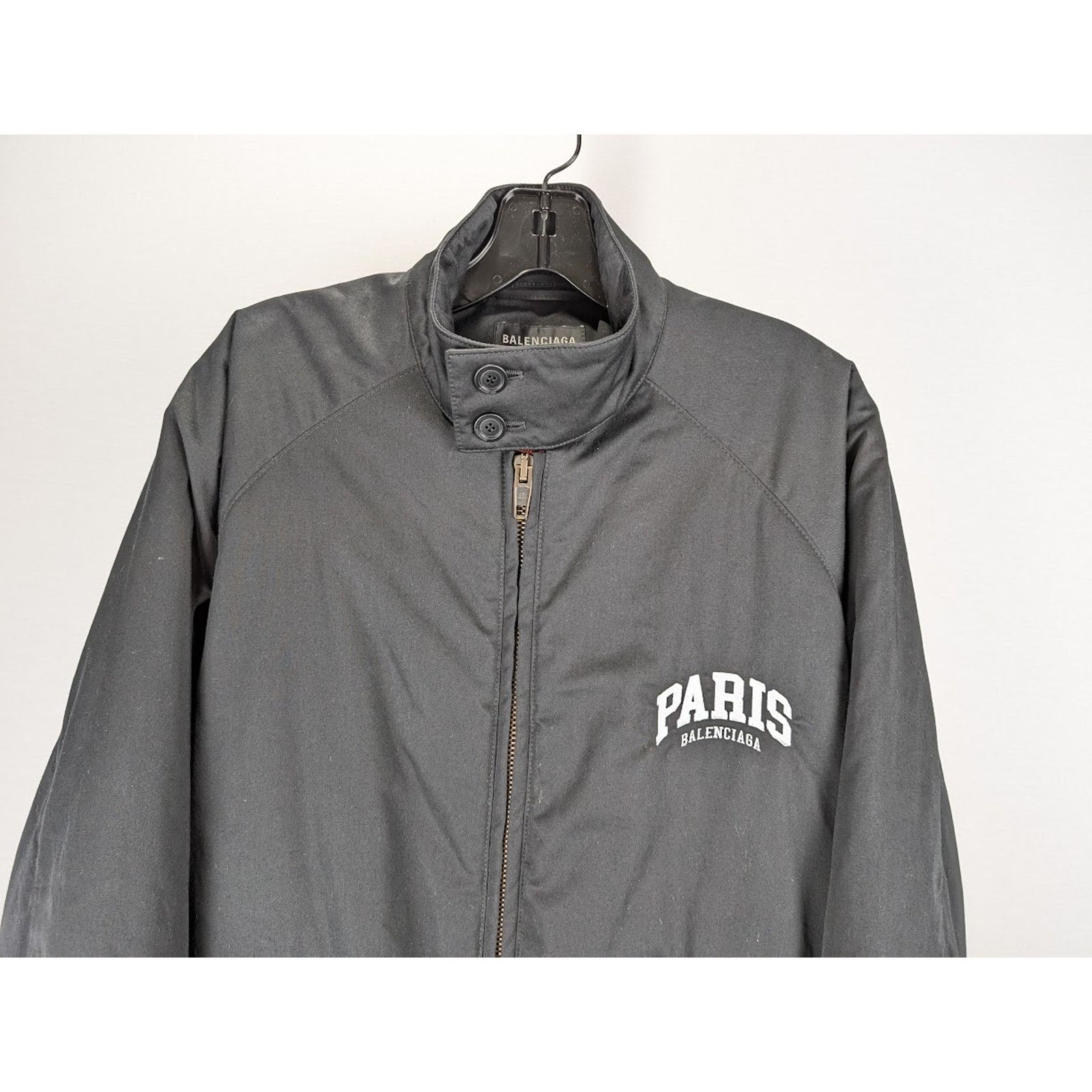 Balenciaga o1rshd1 Paris Jacket in Black Size US M / EU 48-50 / 2 - 5 Thumbnail