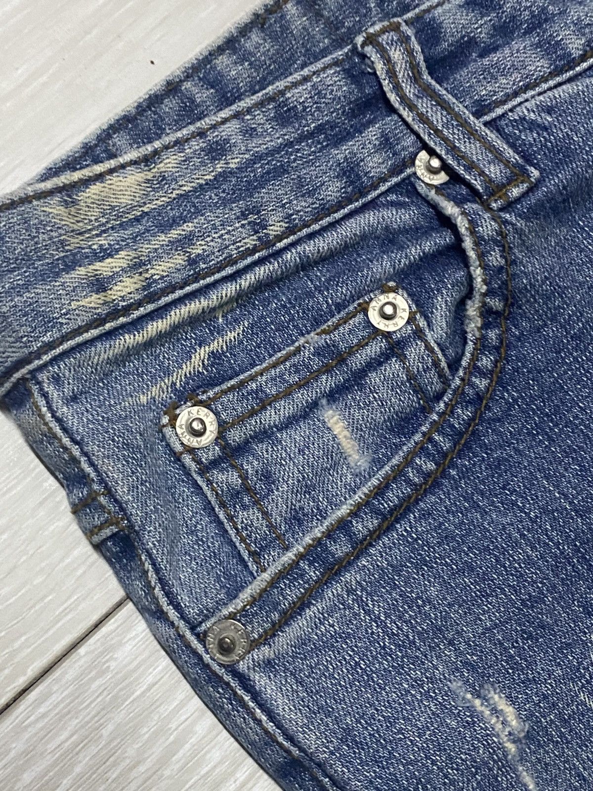 Japanese Brand Woman Vintage Japanese Brand Anna Kerry Distressed Jeans Size US 28 / EU 44 - 11 Thumbnail