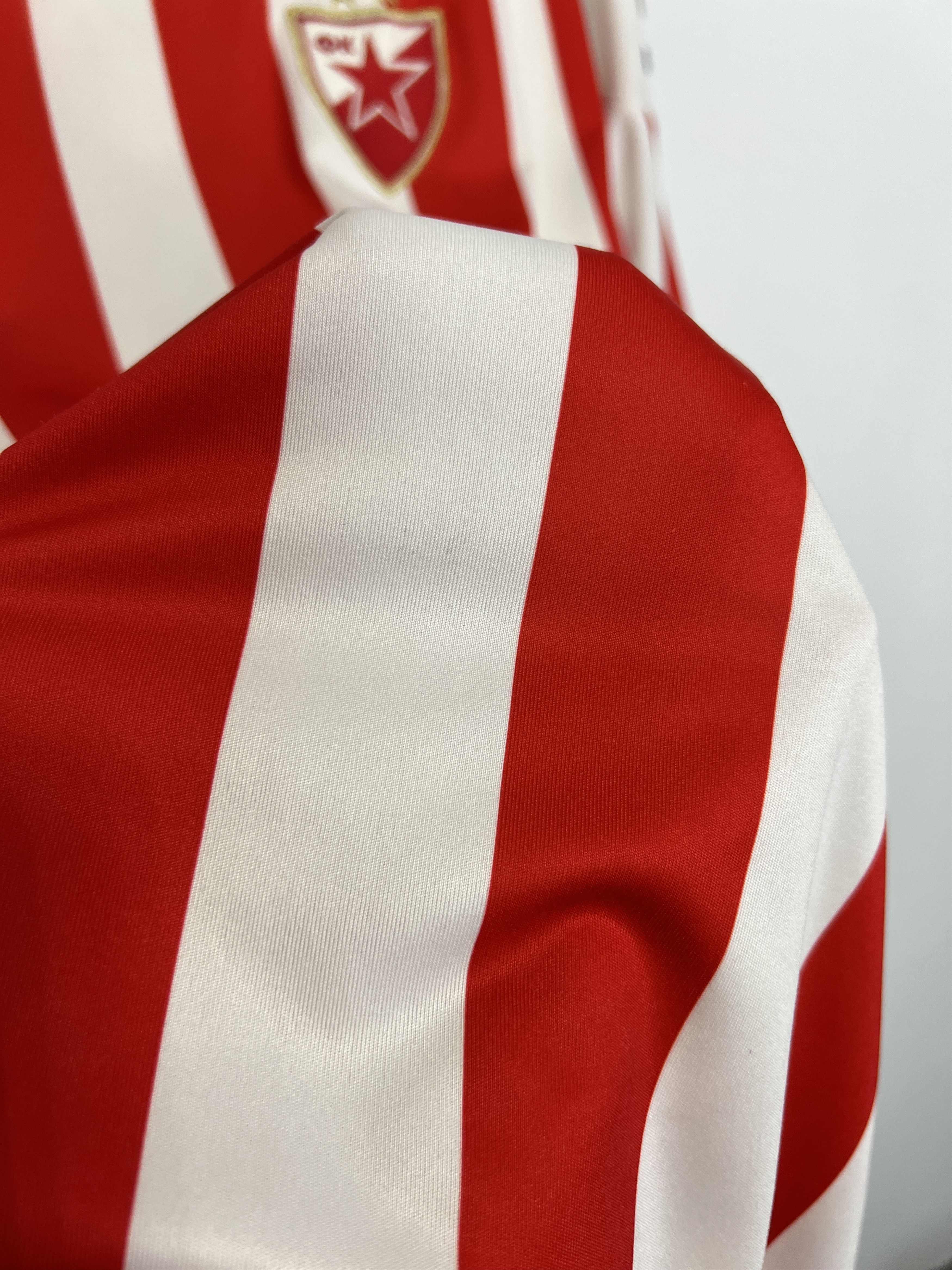 Vintage Red Star Belgrade Crvena Zvezda football shirt Soccer Jersey Size US L / EU 52-54 / 3 - 11 Thumbnail