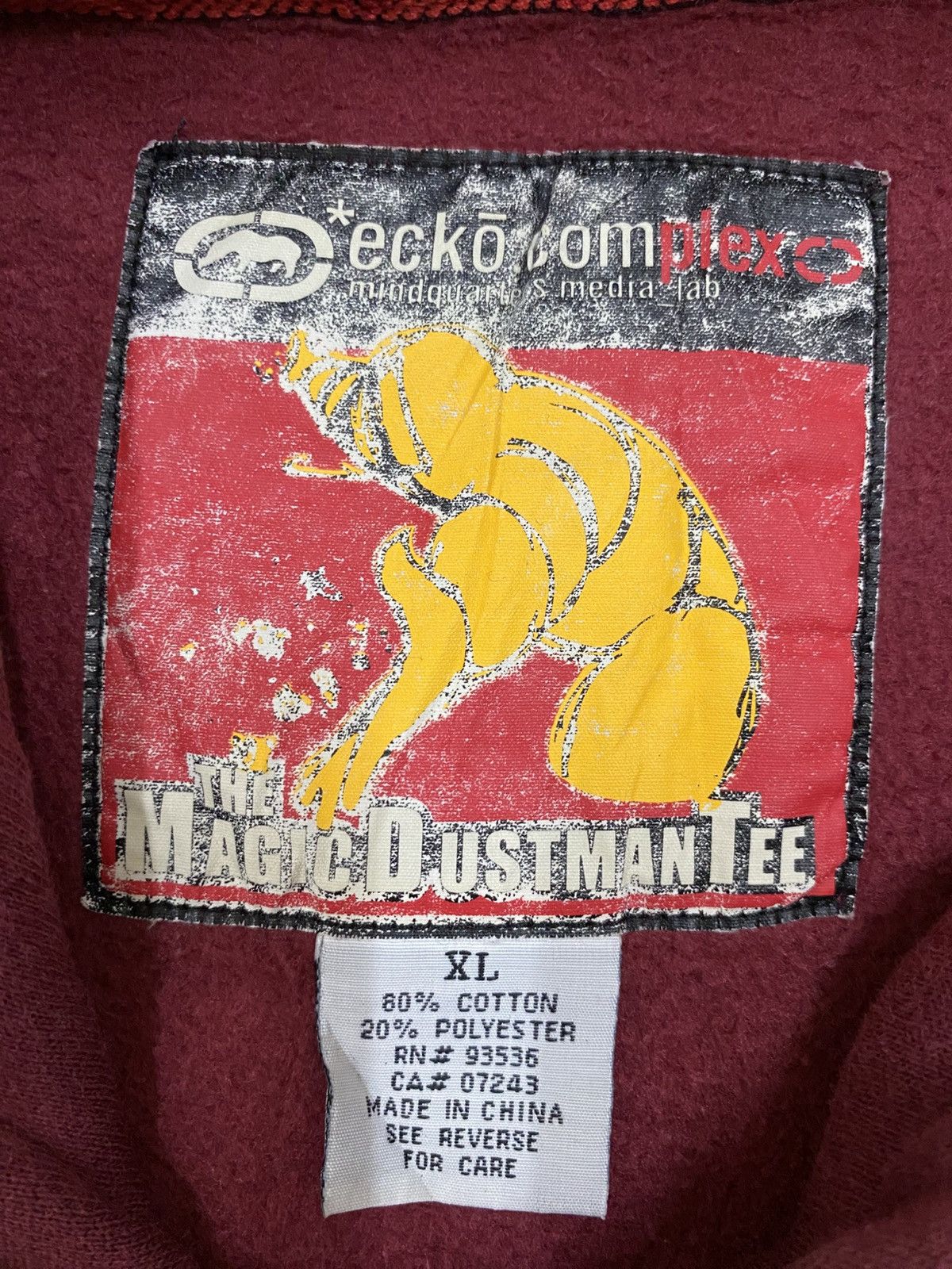 Ecko Unltd. Rare Vintage Ecko Plex Hoodie The Magic Dustman Tee Size US L / EU 52-54 / 3 - 11 Thumbnail