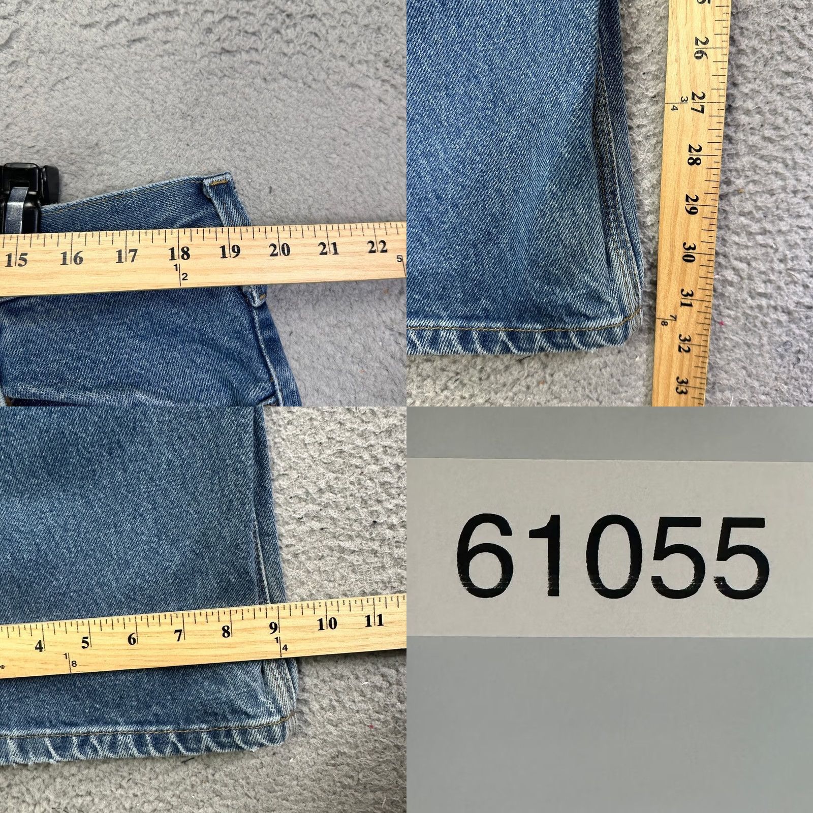 Carhartt Carhartt Jeans Mens 40X32 Relaxed Fit Straight Denim Blue Cotton B460 DVB Size US 40 / EU 56 - 8 Thumbnail