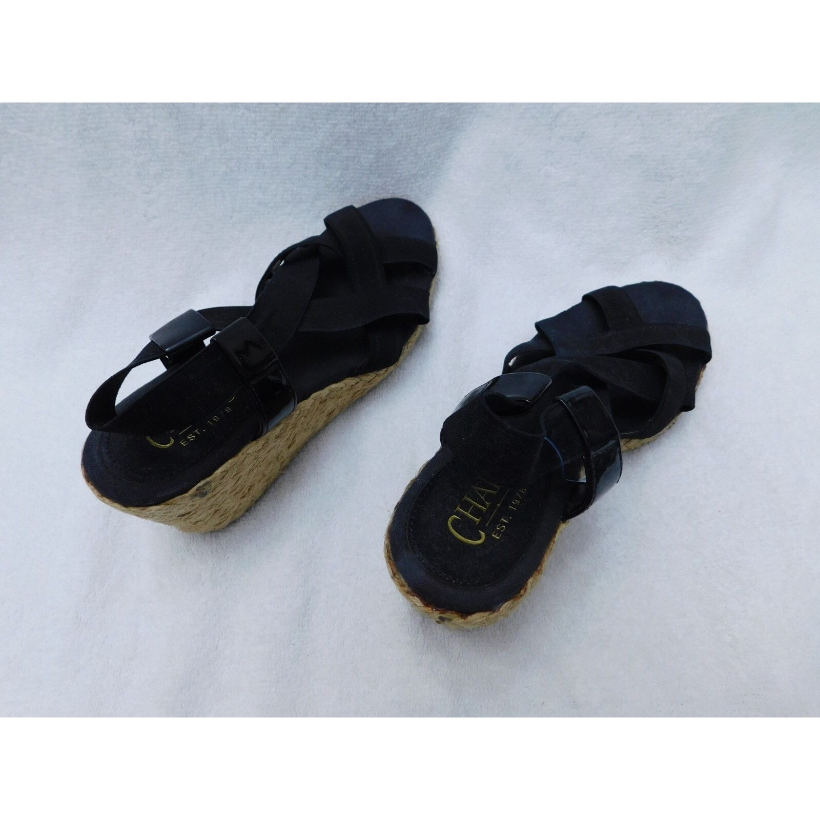 Chaps Chaps Black Women's Strappy Sandals Size 7 Size US 7 / IT 37 - 3 Thumbnail