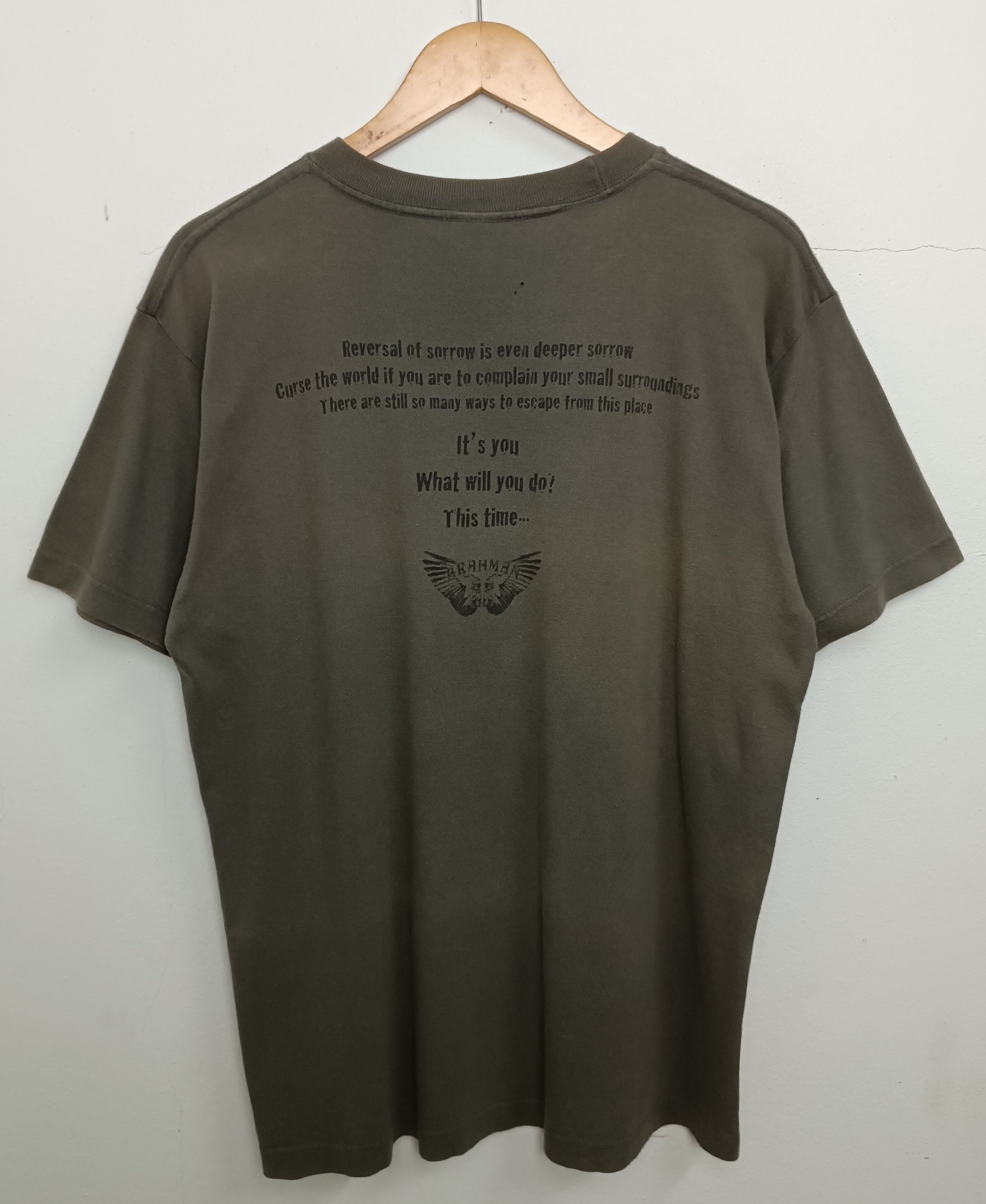 Band Tees VINTAGE Y2K BRAHMAN PUNK JAPAN TEE low iq oau kemuri Size US L / EU 52-54 / 3 - 4 Thumbnail