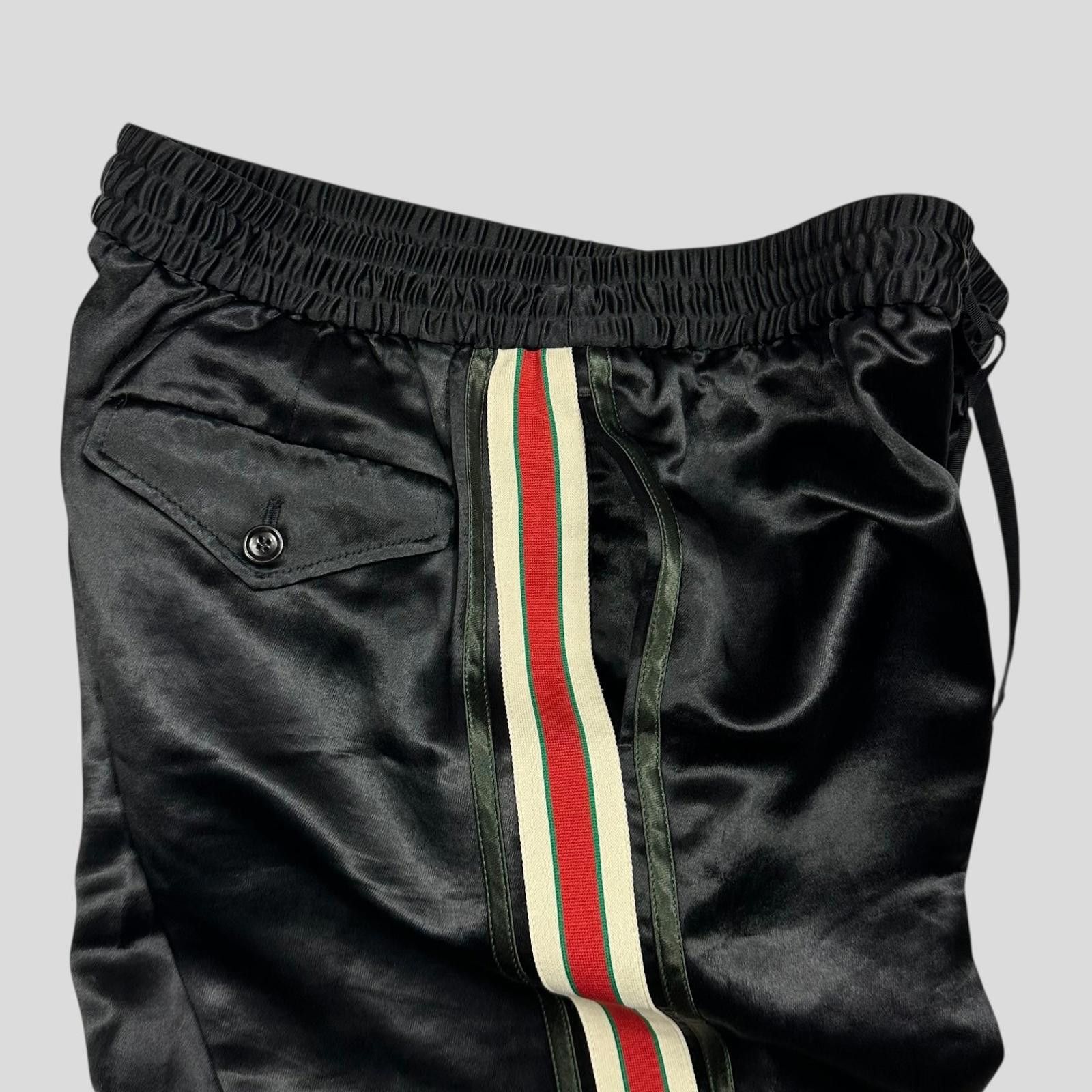 Gucci 2017 Striped Logo Acetate Tracksuit Trousers IT48 (M)
