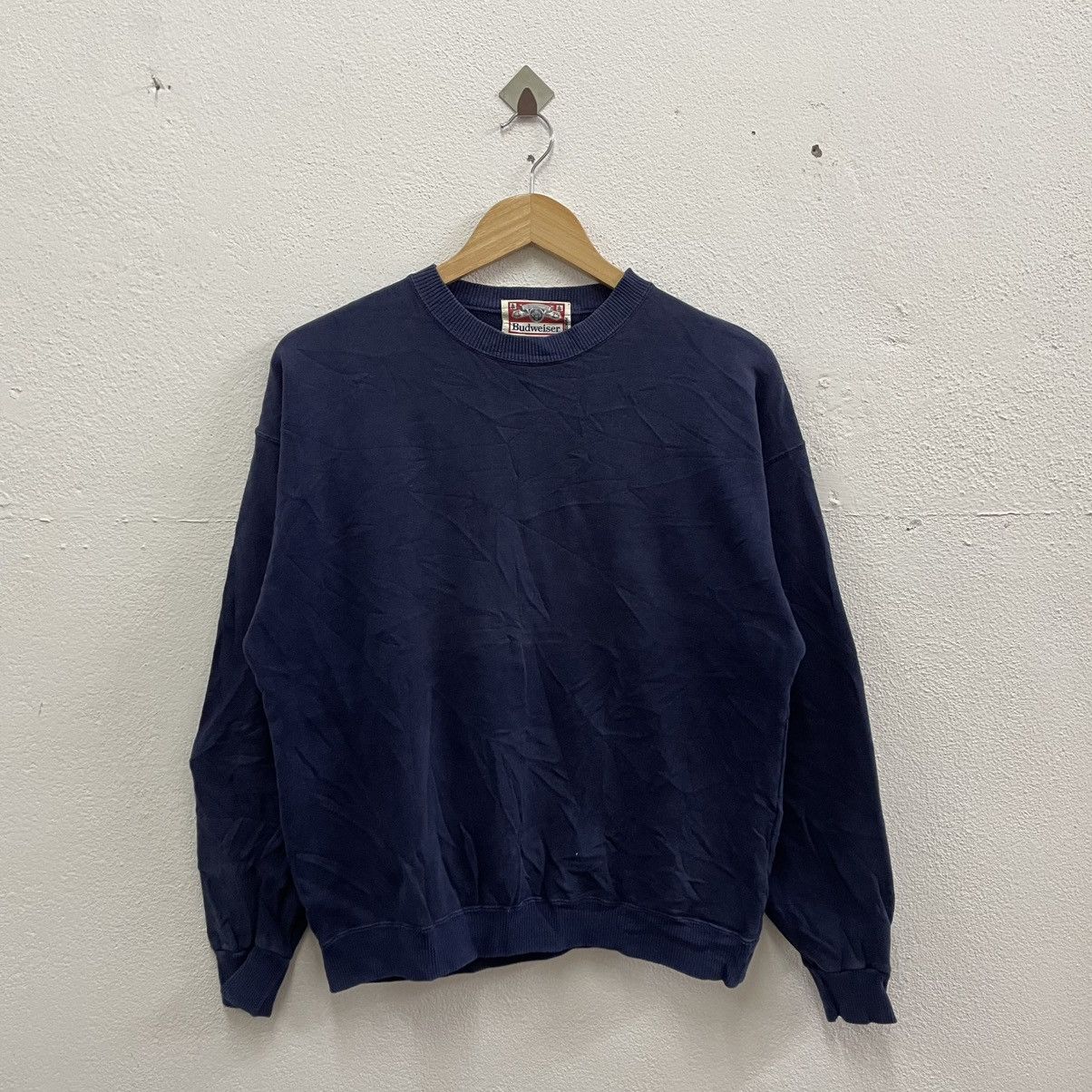 Budweiser × Vintage 🔥Vintage Budweiser Drinking Big Logo Sweatshirts Size US S / EU 44-46 / 1 - 2 Thumbnail