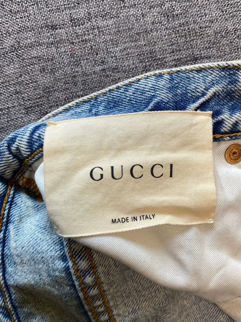 Gucci Gucci Patterned embroidered jeans 2502-Nextarrow Size US 27 - 8 Thumbnail