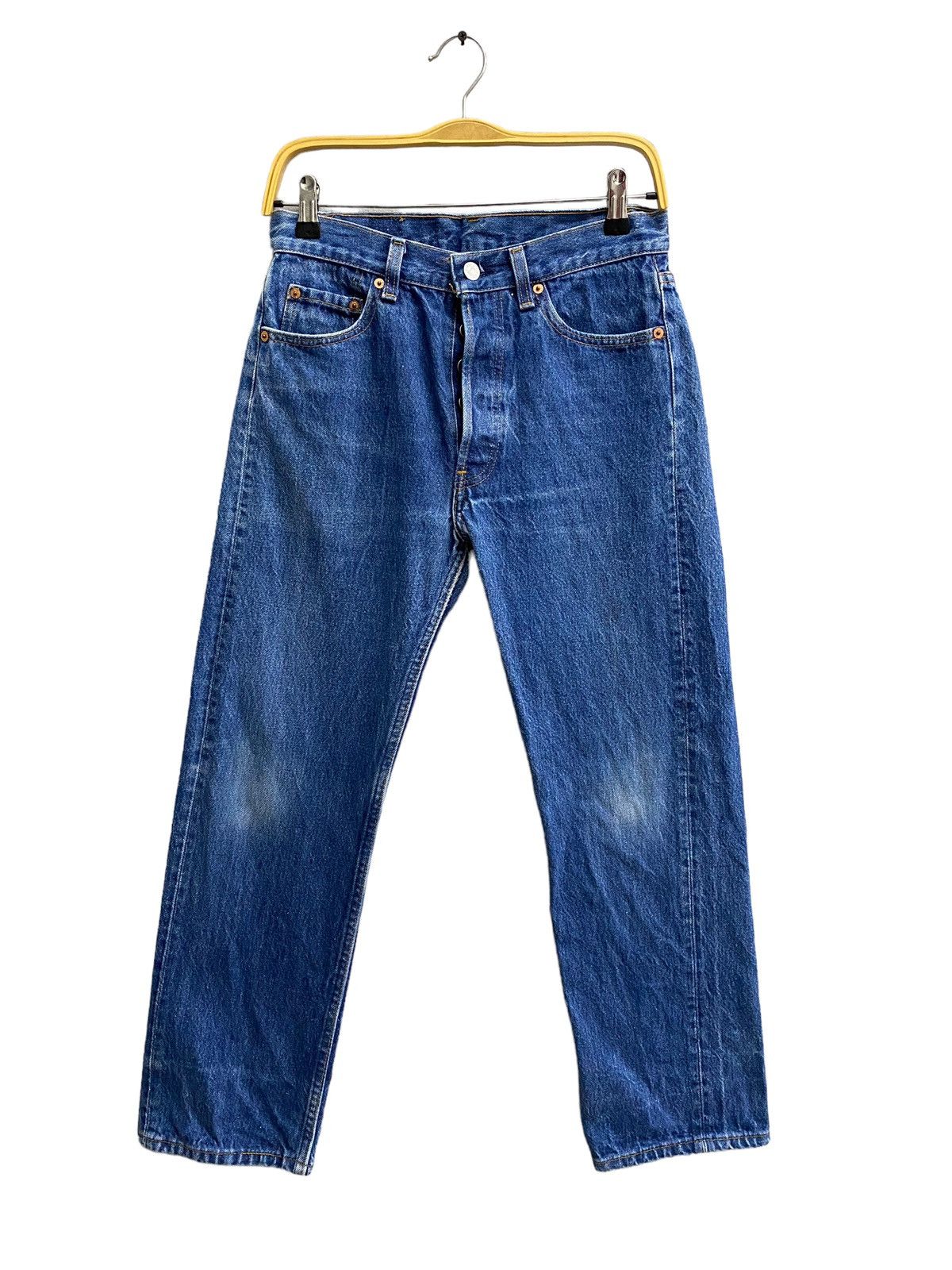 image of Vintage Levis 501Xx Distressed Denim Size 28 in Blue, Men's