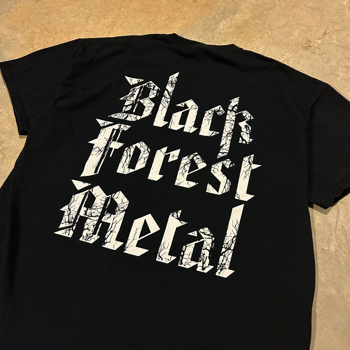 Band Tees × Vintage Crazy Vintage Y2K Hanzel und Gretyl Skull Metal Band Tee Size US XXL / EU 58 / 5 - 5 Thumbnail