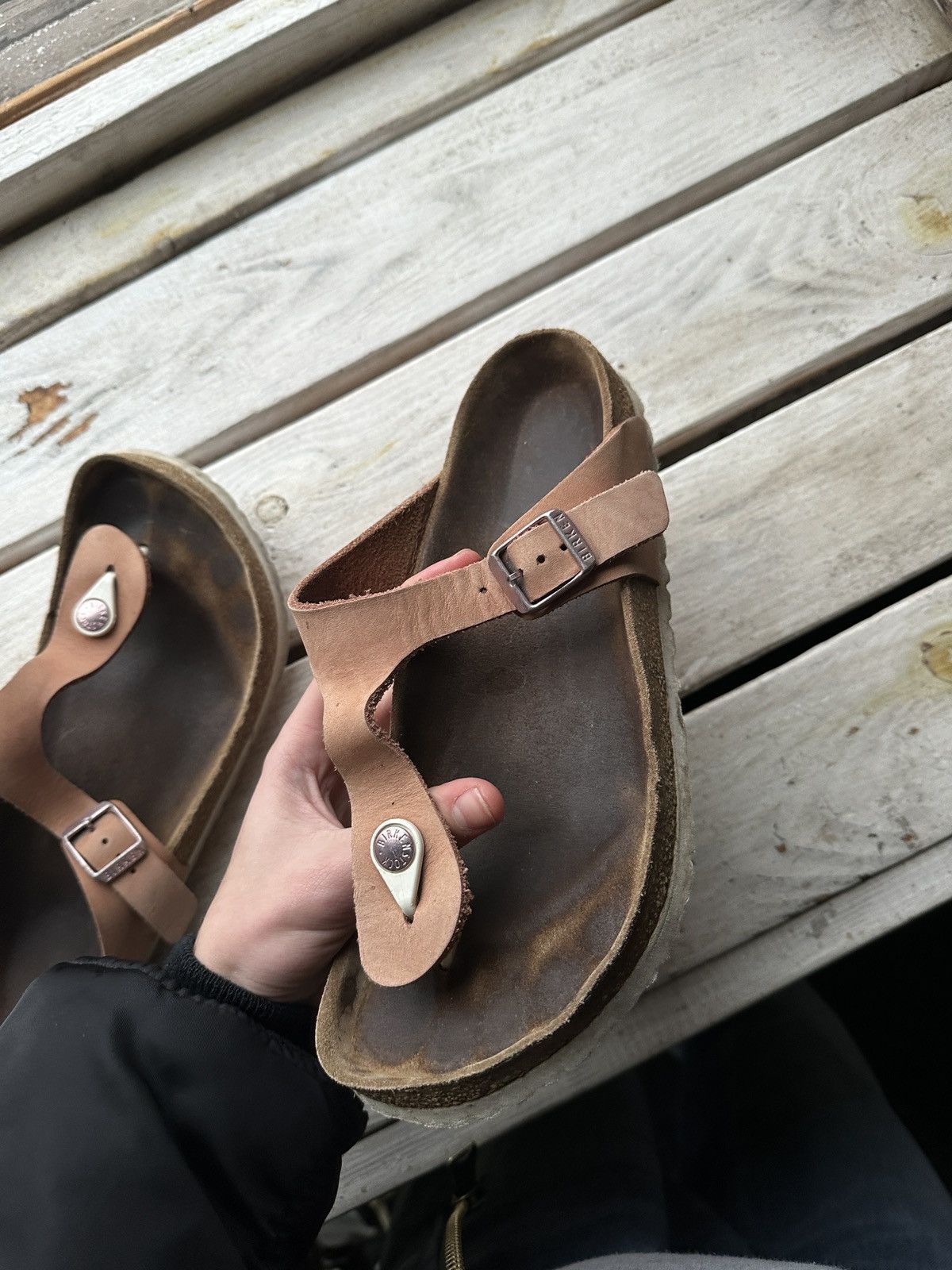 Birkenstock 🚨Vintage Birkenstock 38 silver Luxe Sandals rare slides Size US 7.5 / IT 37.5 - 8 Thumbnail