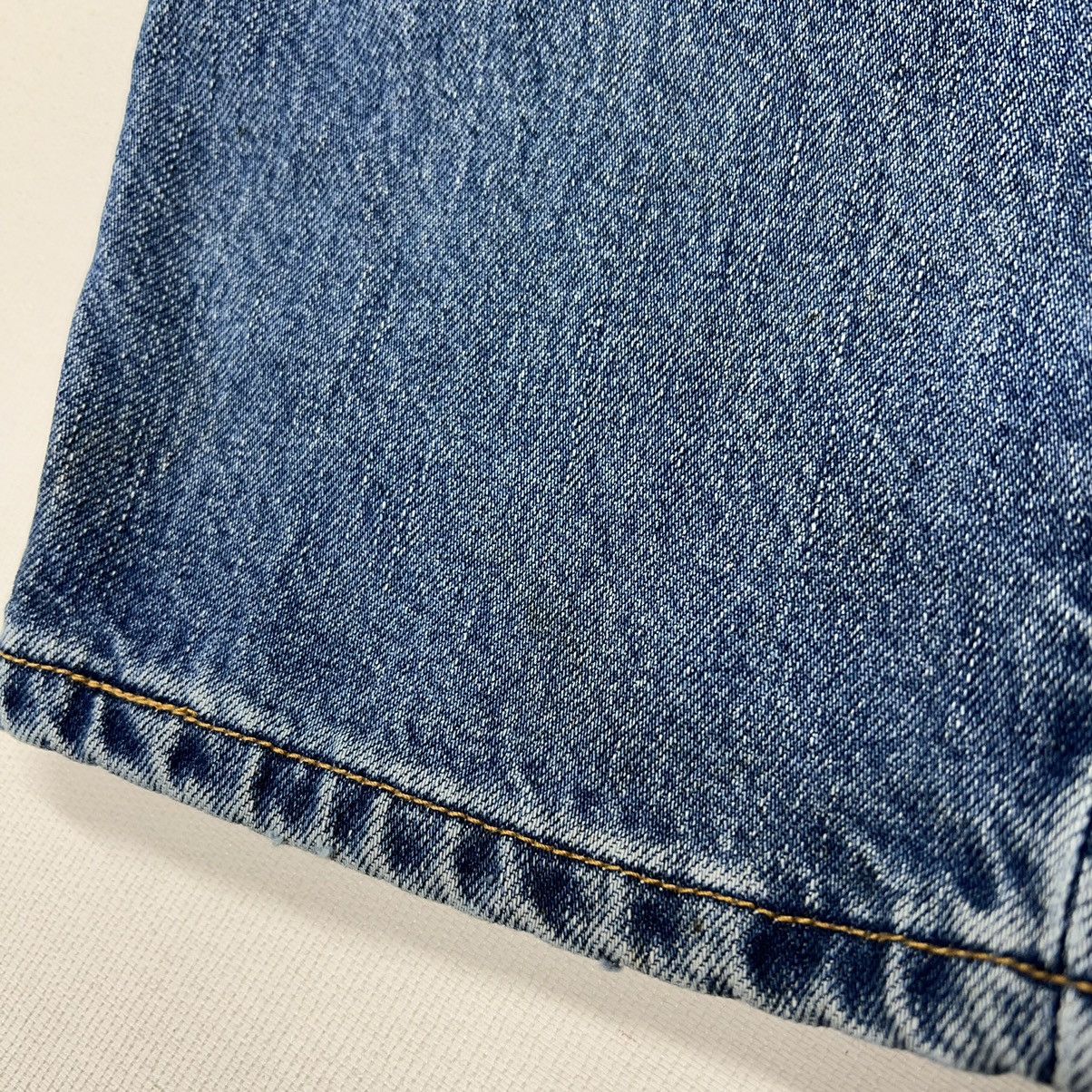 Levi's × Vintage VTG Levis 505 Jeans Blue Regular Fit Straight Denim Faded Size US 36 / EU 52 - 4 Thumbnail