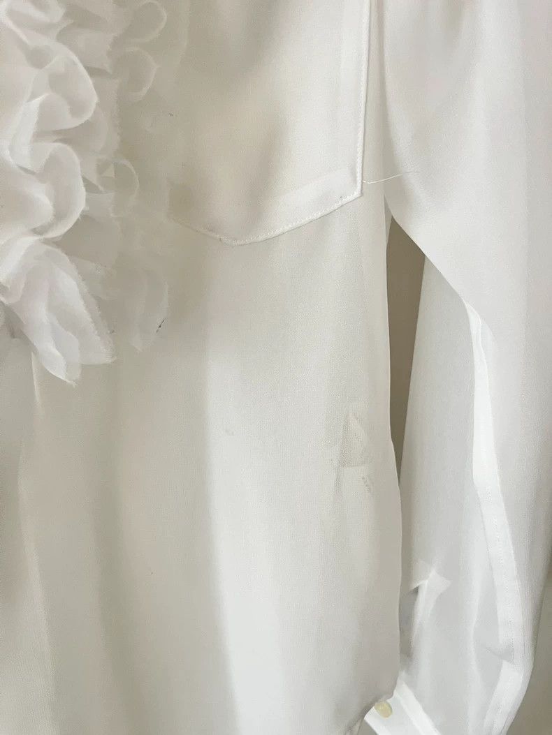 Comme des Garcons Comme Des Garcons Bouquet of flowers pinched white shirt Size XS / US 0-2 / IT 36-38 - 3 Thumbnail