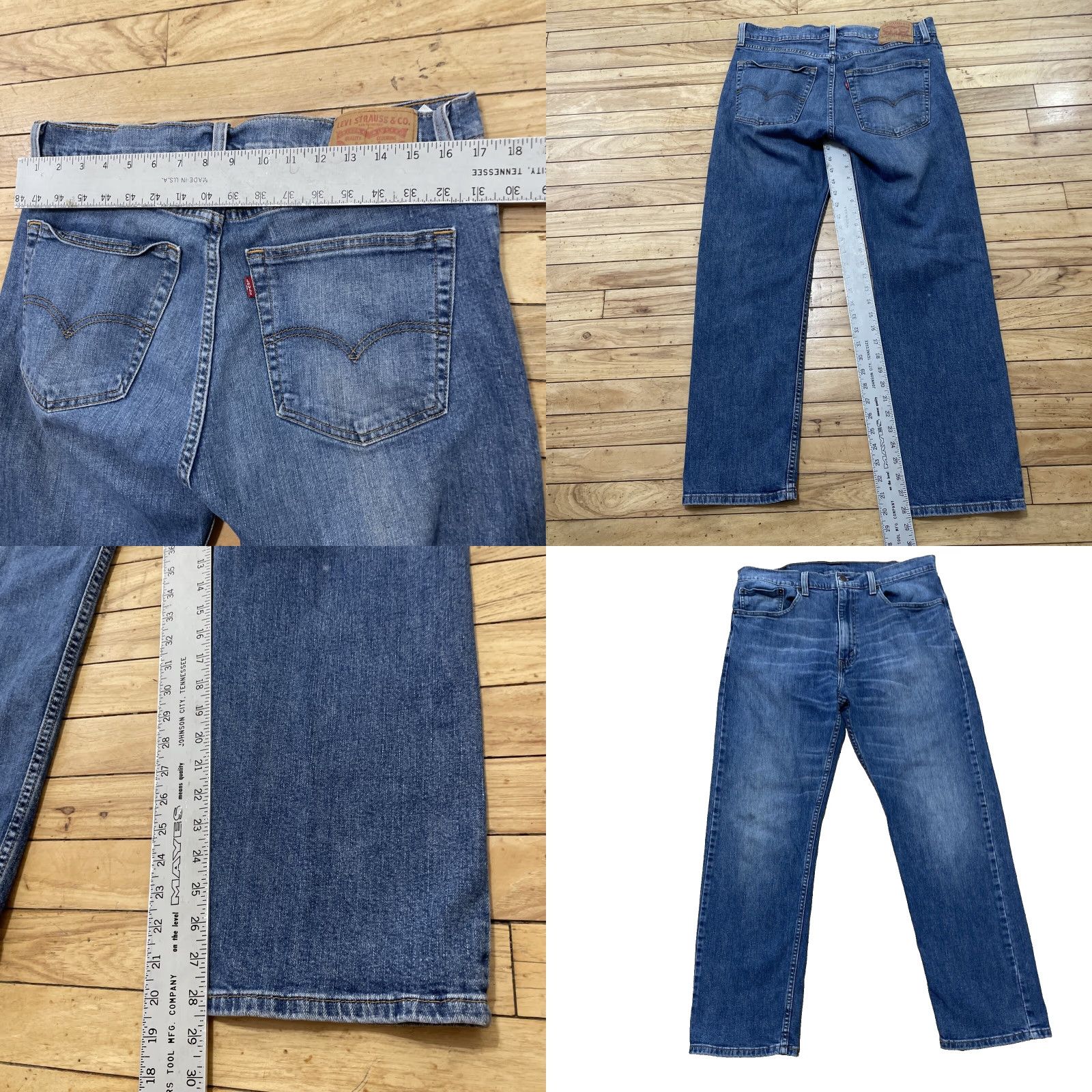 Levi's VINTAGE Levi's 505 Jeans Mens 32x30 Classic Straight Jeans Blue Denim 5-Pocket Mens Size US 36 / EU 52 - 9 Thumbnail