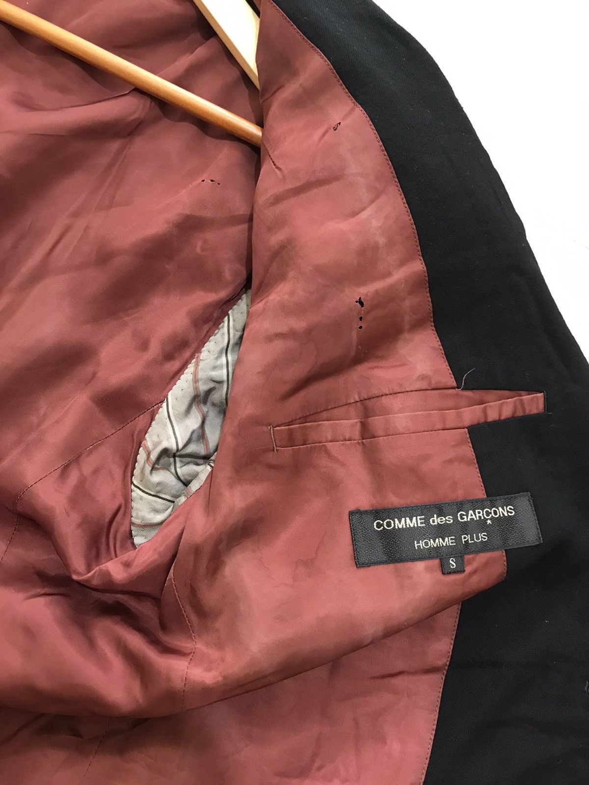 Comme des Garcons Homme Plus × Designer Rare Vintage 1992 Comme Des Garcons Homme Plus Long Jacket Size US S / EU 44-46 / 1 - 8 Thumbnail