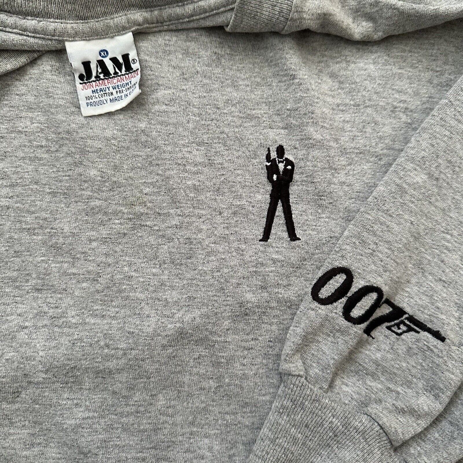 Vintage Vintage 90s 007 Tomorrow Never Dies Movie Promo L/S Shirt Size US XL / EU 56 / 4 - 1 Thumbnail