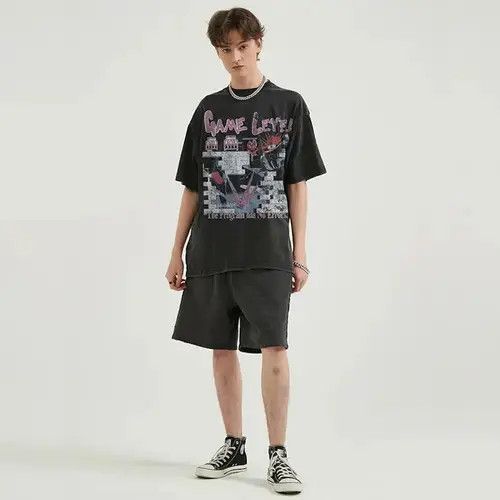 Individualized Shirts Arcade Gaming Oversized Printed Vintage T Shirt Size US XL / EU 56 / 4 - 3 Thumbnail