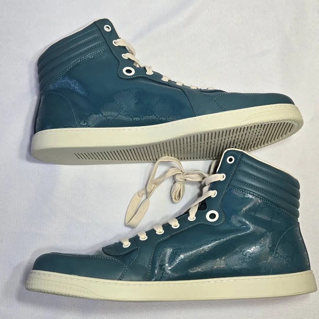 Gucci Gucci Coda High Top Sneakers - canvas & leather Size US 15 / EU 48 - 5 Thumbnail