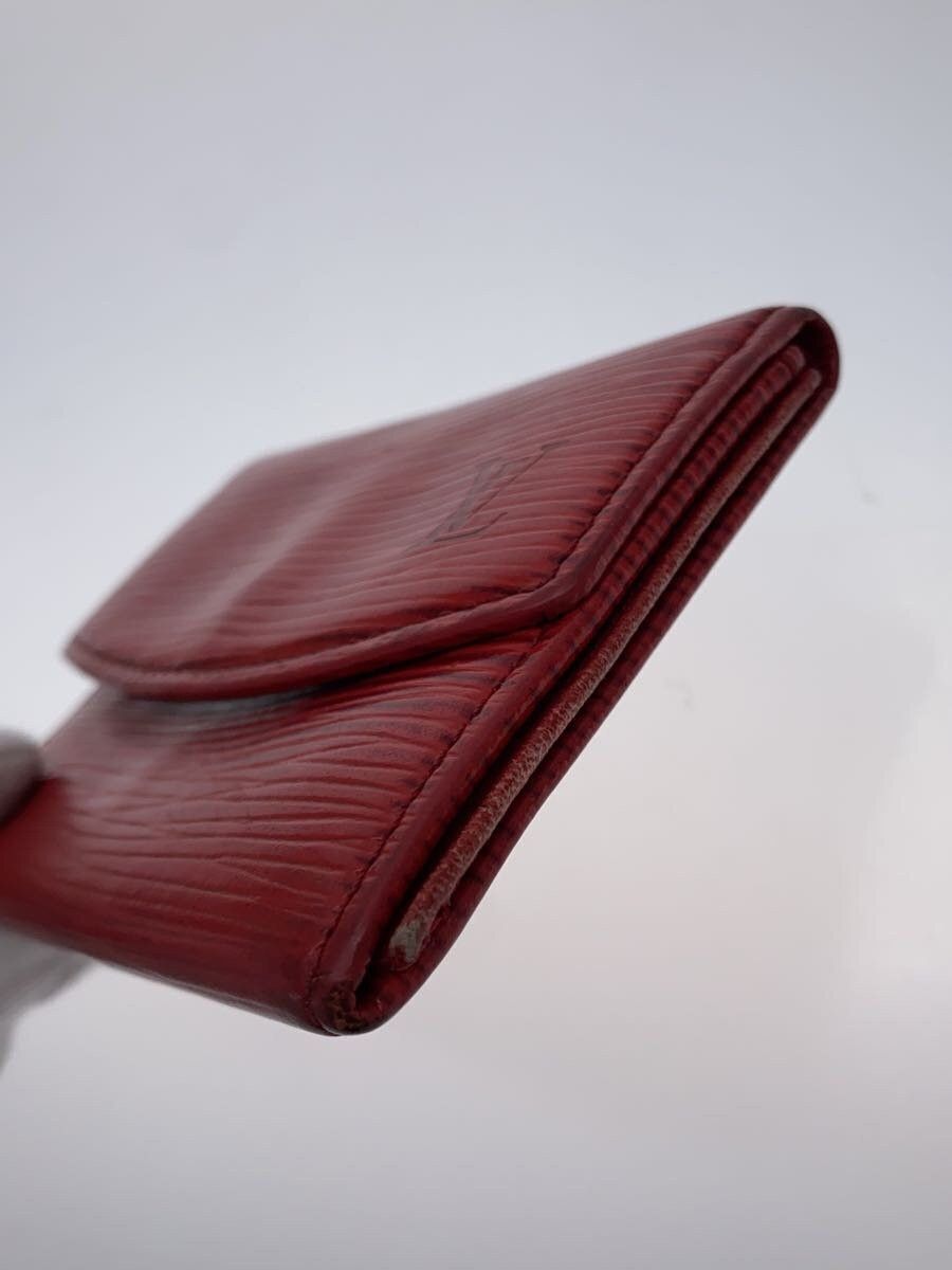 Louis Vuitton Louis Vuitton Epi Porte Monet Simple Leather Red Size ONE SIZE - 6 Thumbnail