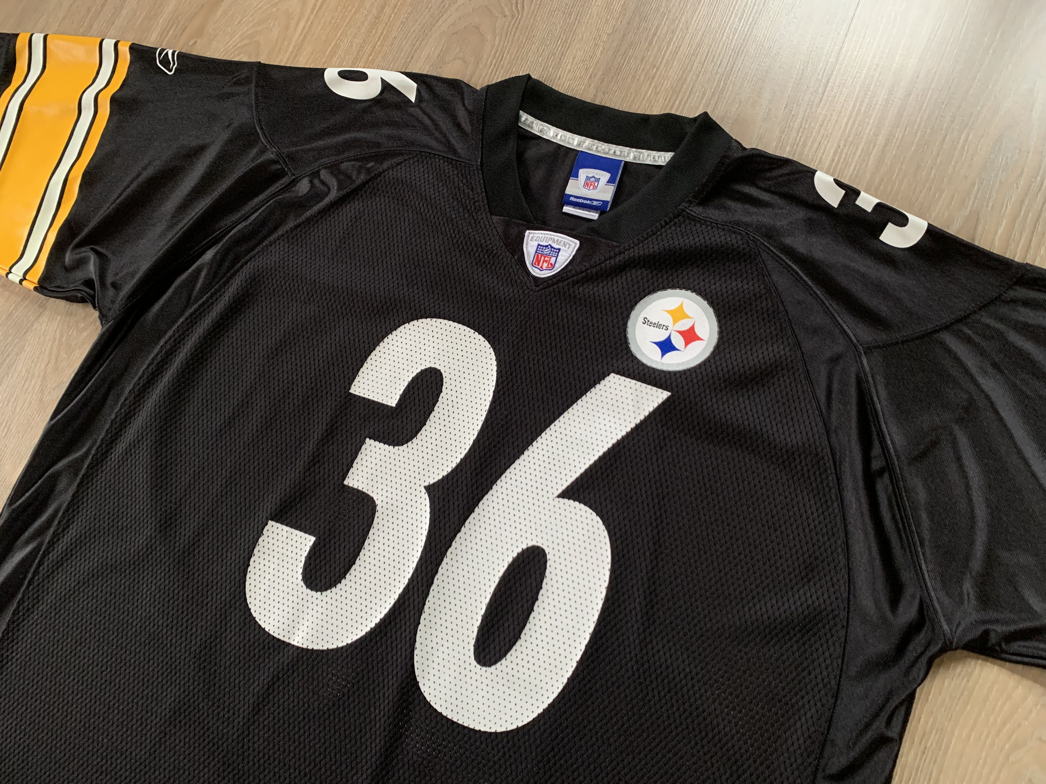 NFL × Reebok × Vintage Reebok NFL Pittsburgh Steelers Jerome Bettis #36 Jersey Size US XL / EU 56 / 4 - 4 Thumbnail