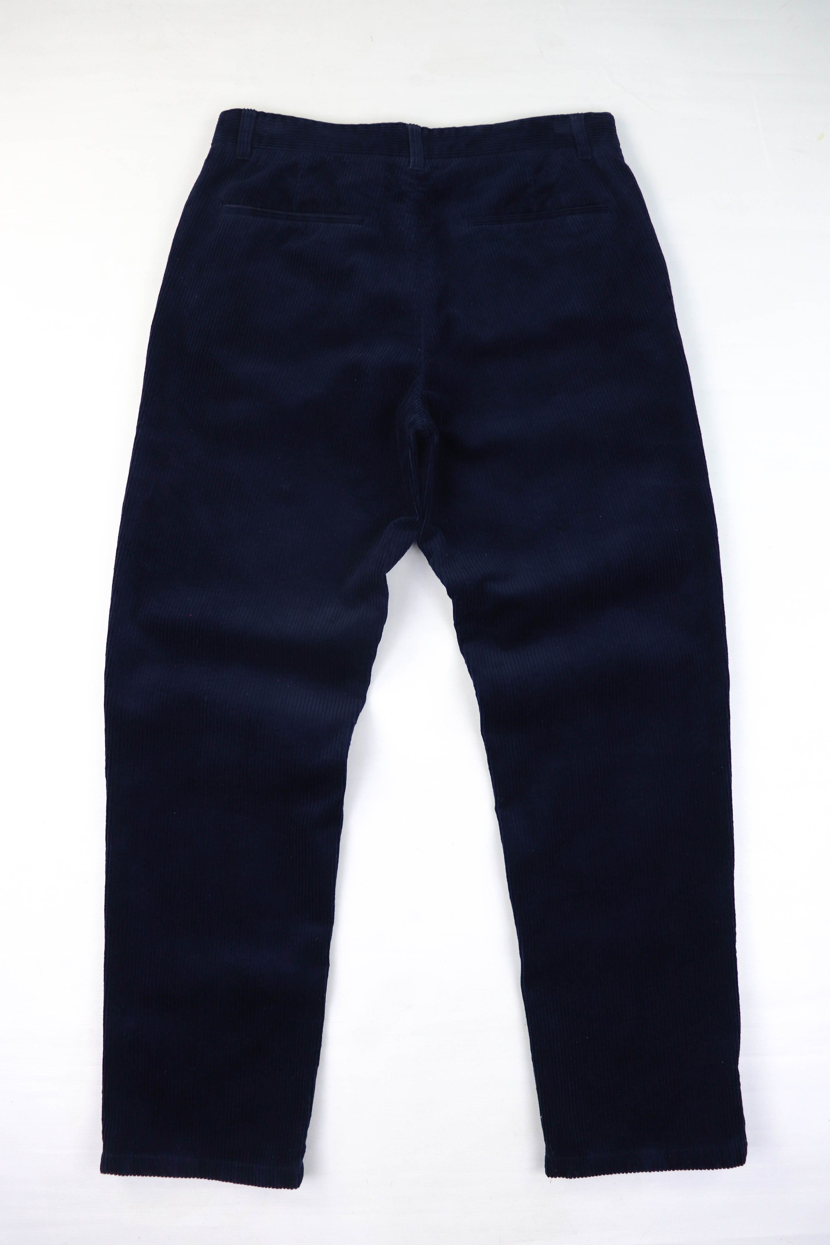 A Day's March A Day's March Blue Corduroy Relaxed Fit Tapered Leg Pants Size US 32 / EU 48 - 2 Thumbnail