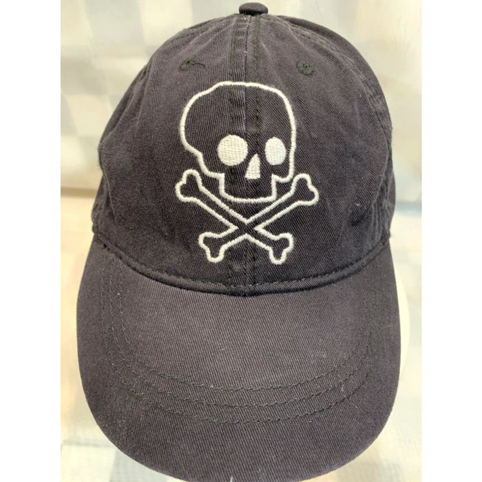 Vintage SKULL Crossbones Place Est 1989 Adjustable Children 4-7 ...