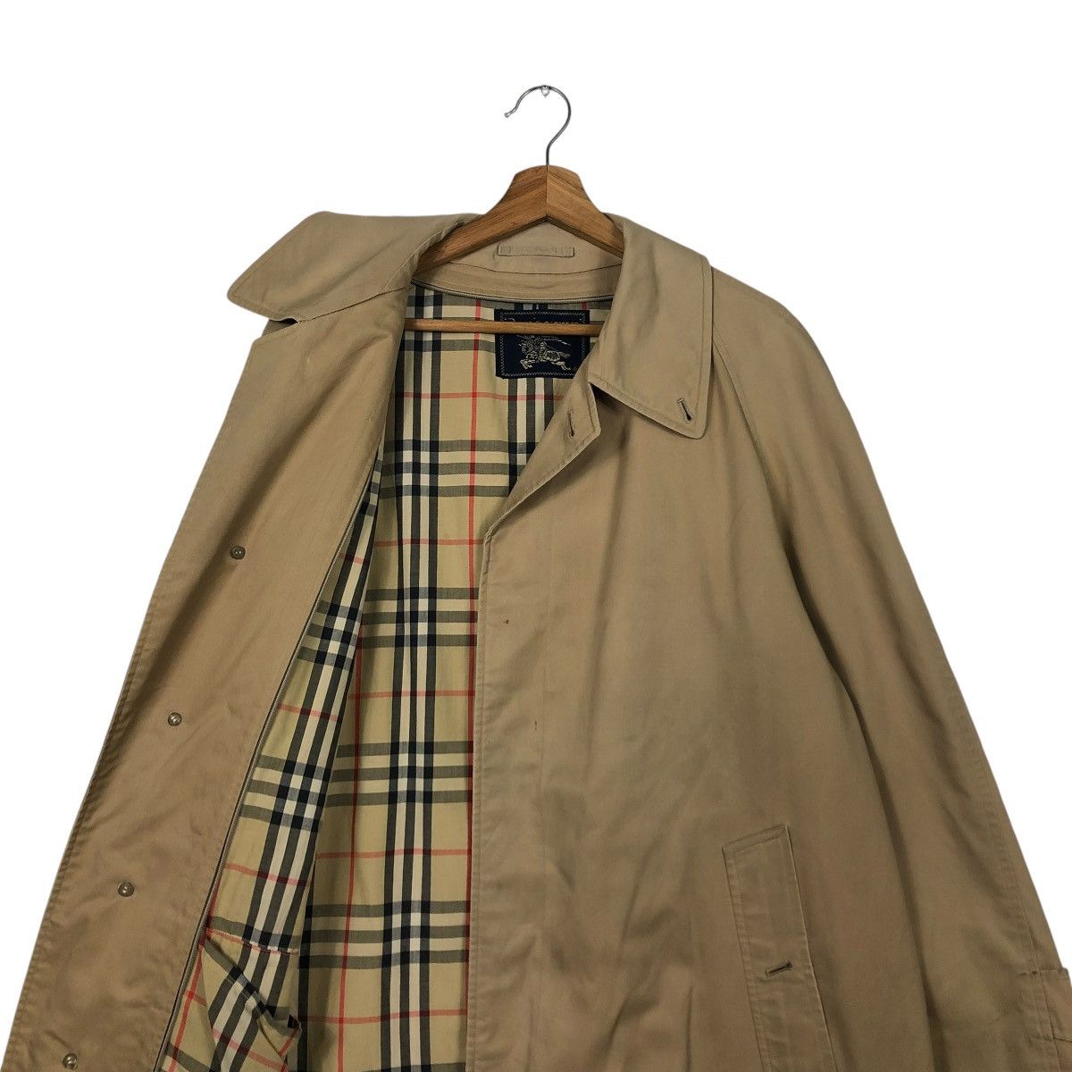 Burberry × Vintage 🔥VINTAGE LONG JACKET BURBERRYS NOVA CHECK BLANKET LINING Size US M / EU 48-50 / 2 - 13 Thumbnail