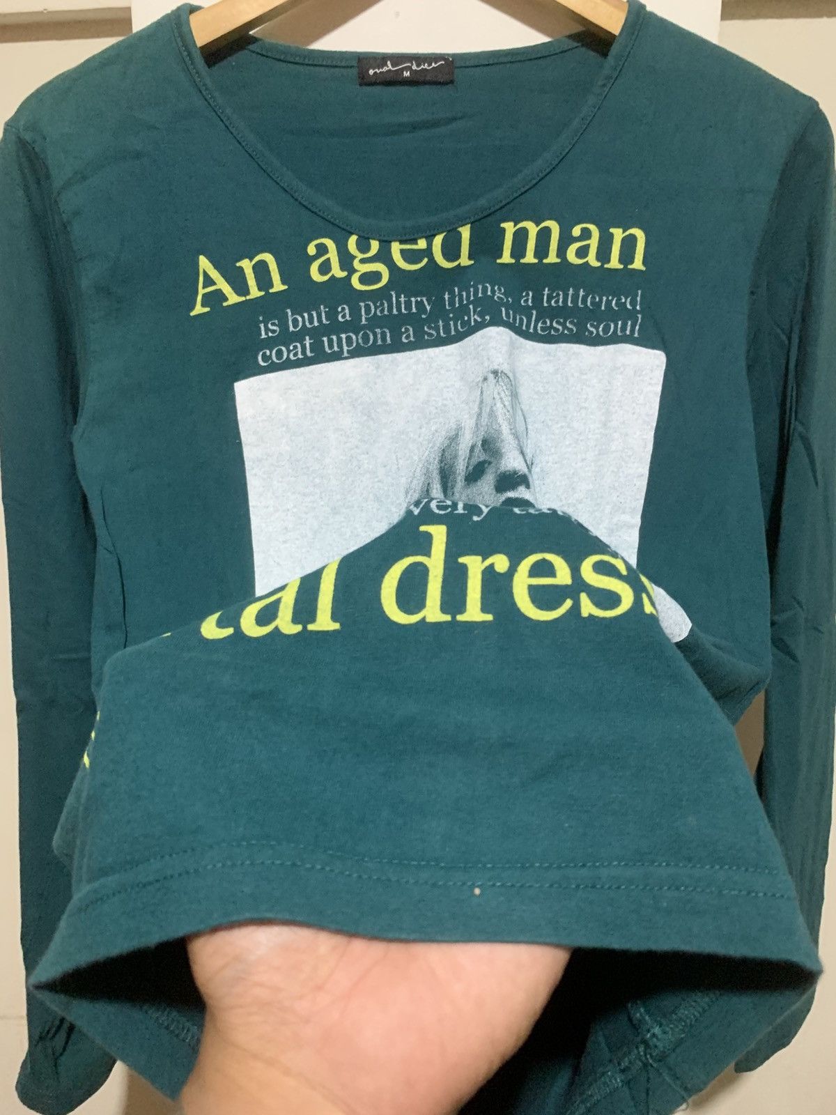 Hysteric Glamour × Undercover Y2K Japanese Mortal Dress Poem Longsleeve Size US M / EU 48-50 / 2 - 4 Thumbnail