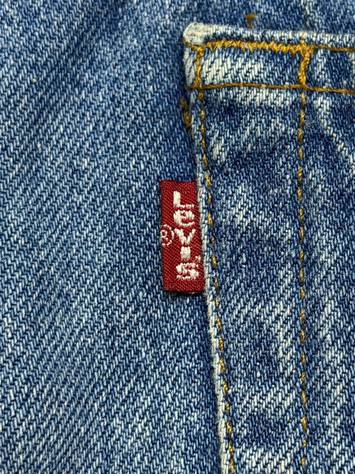 Levi's Vintage 90s Levis 501 Made in USA 555 Classic Straight Denim Size US 37 - 14 Thumbnail